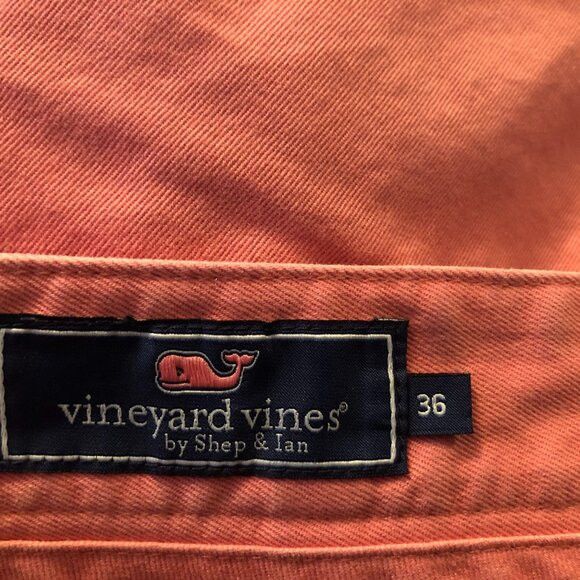 Vineyard Vines vineyard Vines men's light red 100%cotton casual shorts 36 Size US 36 / EU 52 - 4 Thumbnail