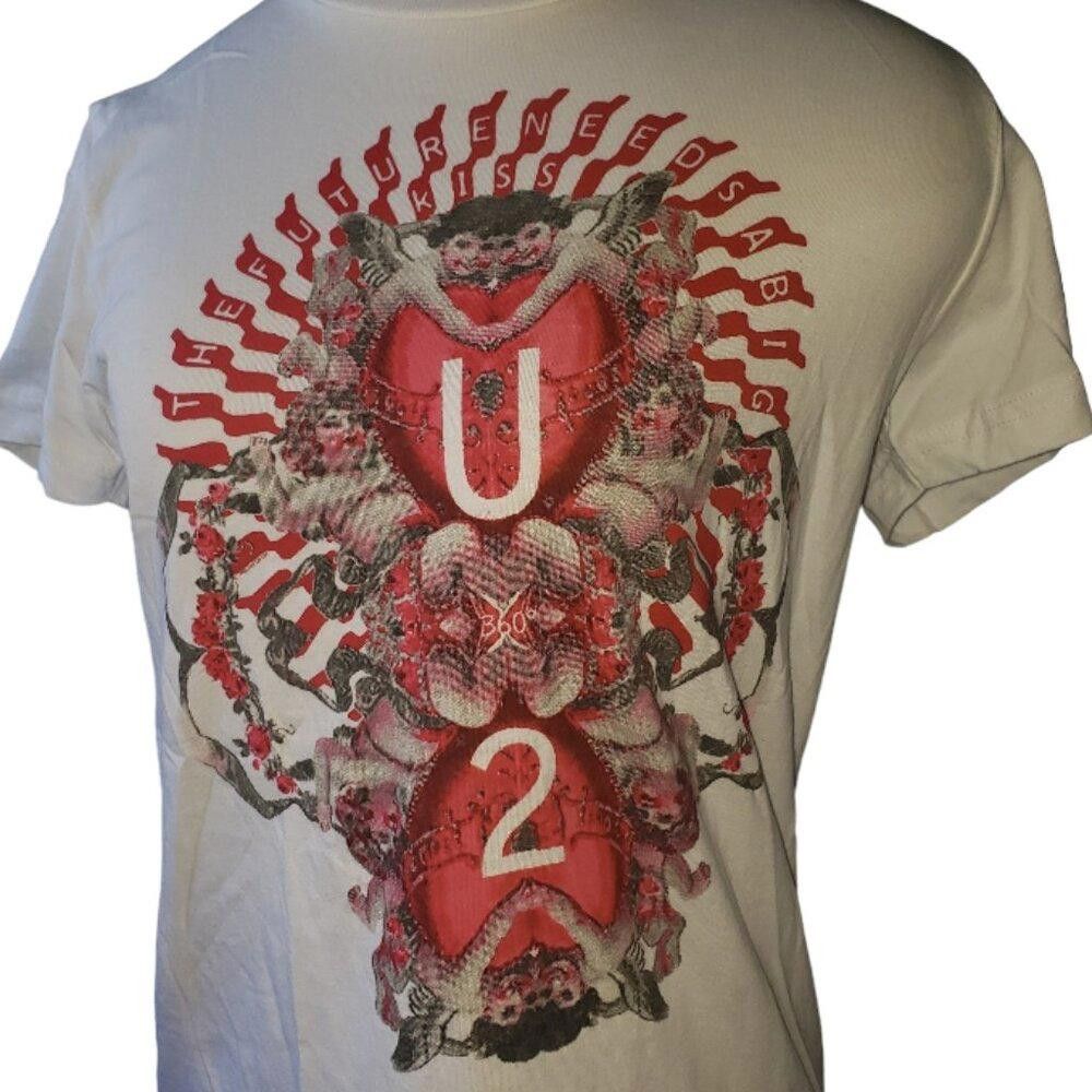American Apparel CT1646 U2 Vintage Tour T-Shirt "The Future Needs Kiss" L Size L / US 10 / IT 46 - 2 Thumbnail
