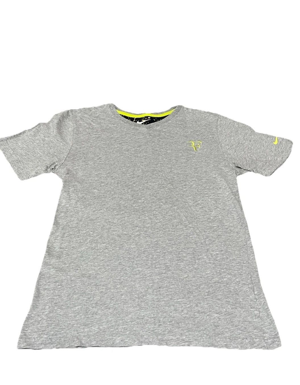 Nike Roger Federer Shirt Mens Size S Grey Lime Nike RF Premier Size US S / EU 44-46 / 1 - 1 Thumbnail