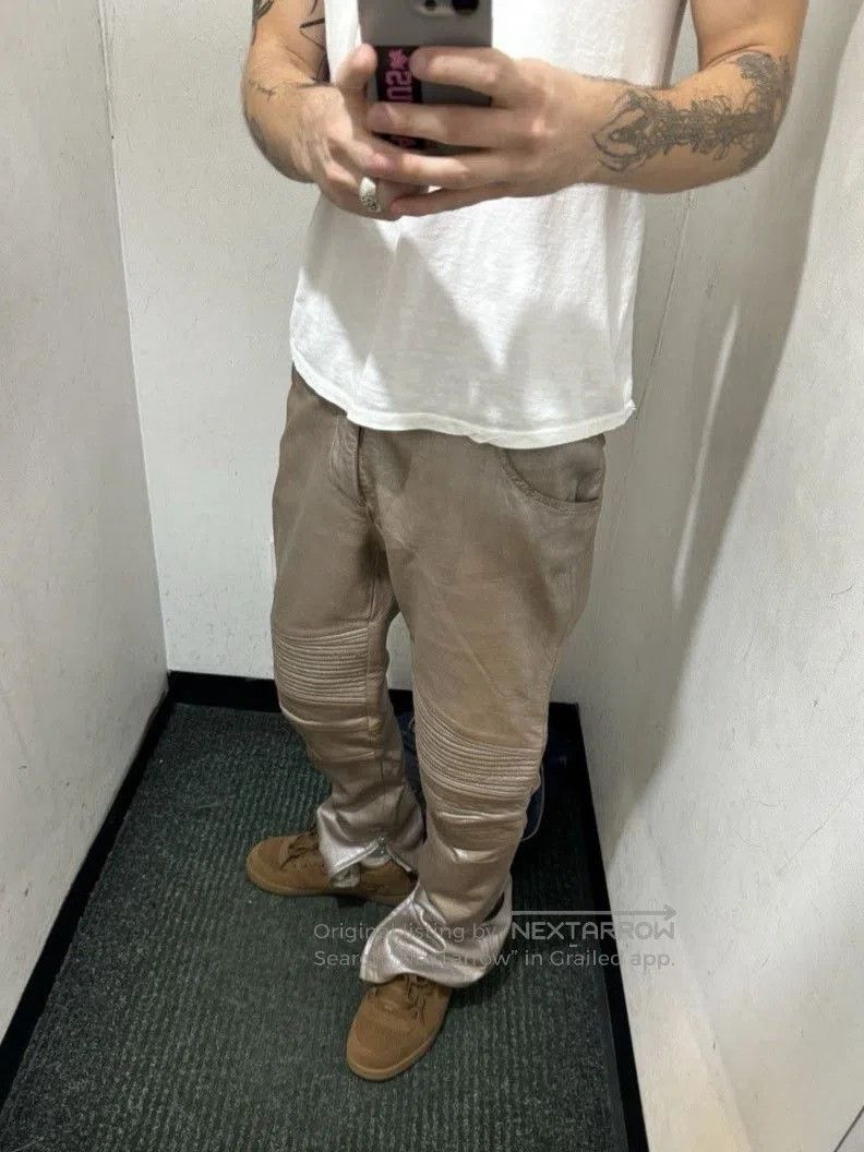 Helmut Lang Helmut Lang 1999 Astro Leather Pants. Size US 26 / EU 42 - 4 Thumbnail