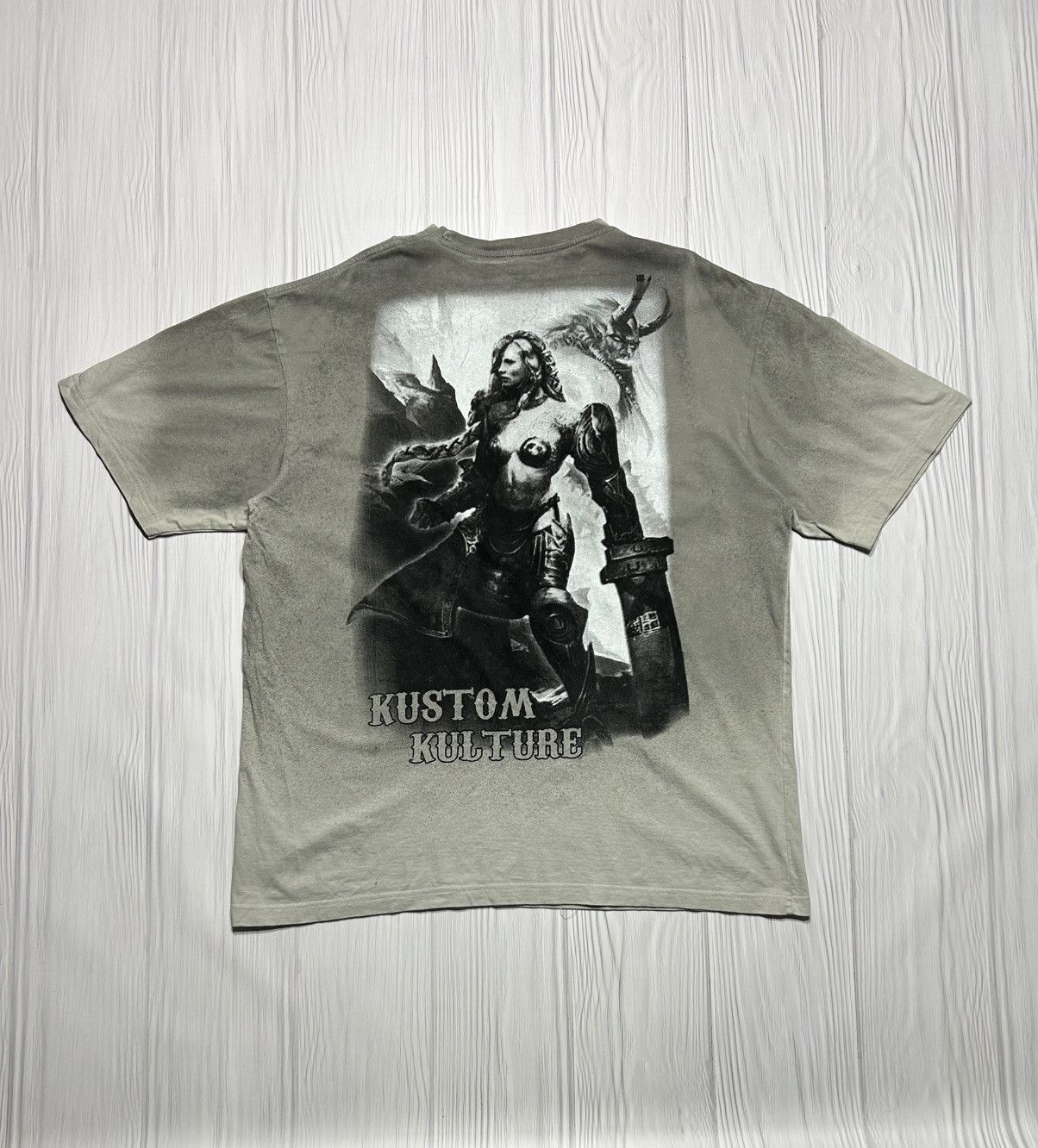 Vintage Kustom Kulture Warrior Man/Woman T-Shirt Size US XL / EU 56 / 4 - 2 Thumbnail