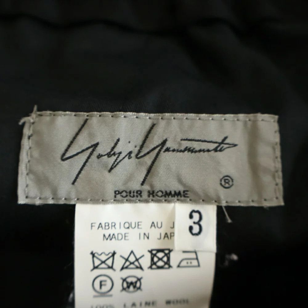 Yohji Yamamoto Yohji Yamamoto POUR HOMME 17aw sarouel pants HK-P64-100 Size US 35 - 3 Thumbnail