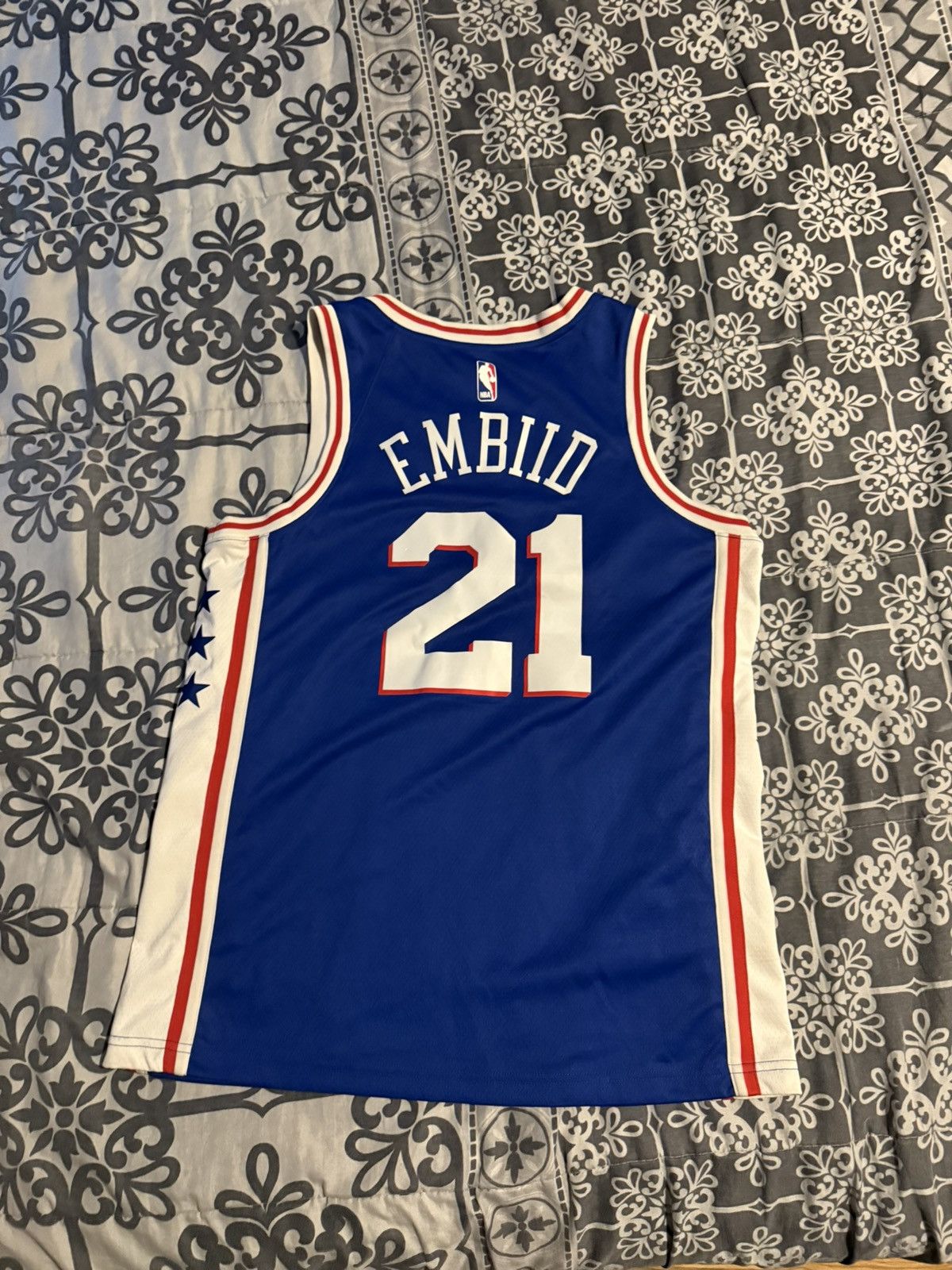 NBA Joel Embiid Jersey Size US L / EU 52-54 / 3 - 3 Thumbnail
