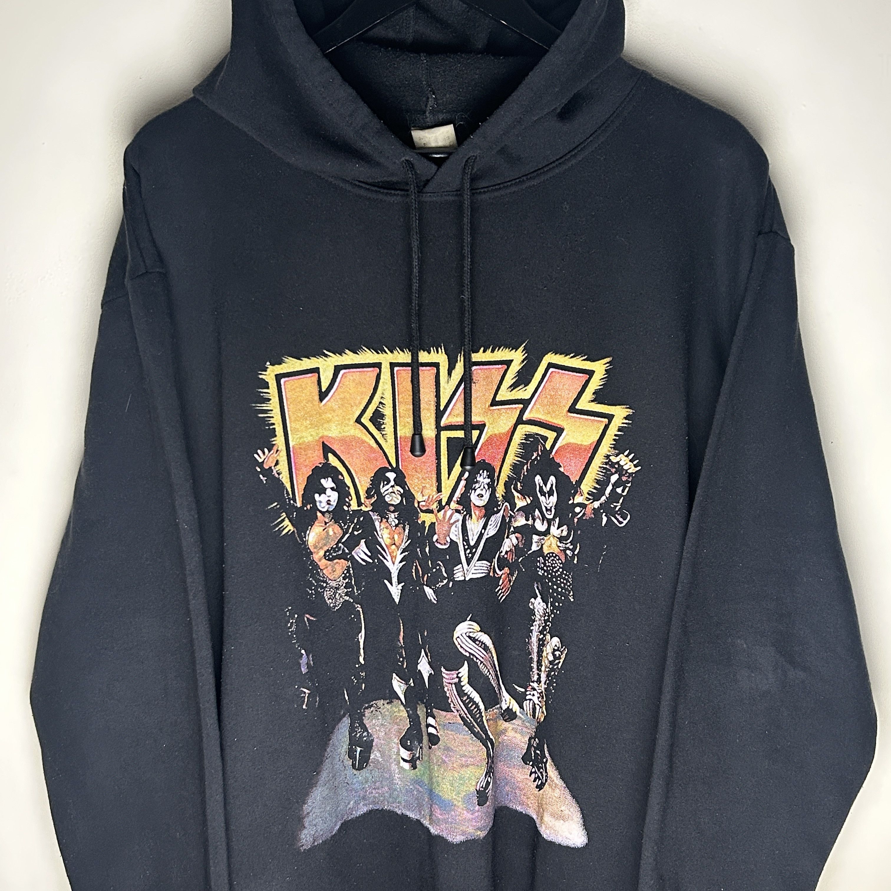 Band Tees Vintage Kiss 90's Band Hoodie Size US XL / EU 56 / 4 - 3 Thumbnail