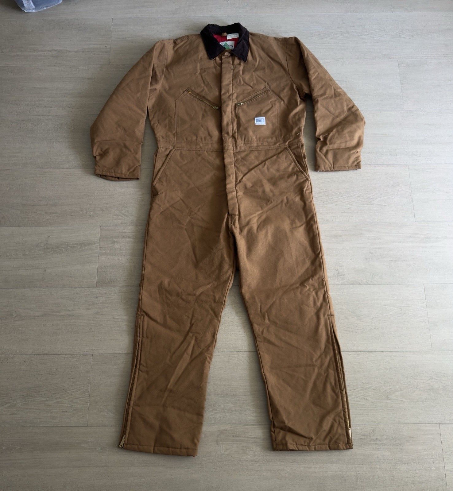 Liberty Vintage Liberty Mens Overalls Jumpsuit Canvas Workwear USA Size US 36 / EU 52 - 1 Thumbnail