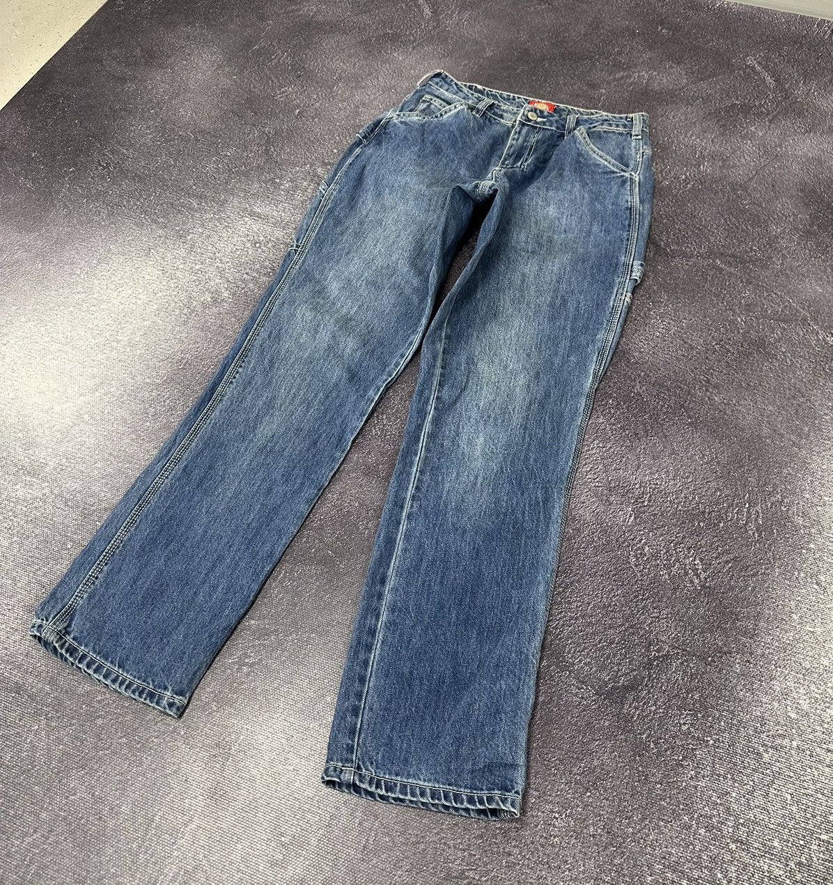 Dickies Vintage Dickies Y2K Blue Work Hype Slim Jeans Size US 28 / EU 44 - 10 Thumbnail