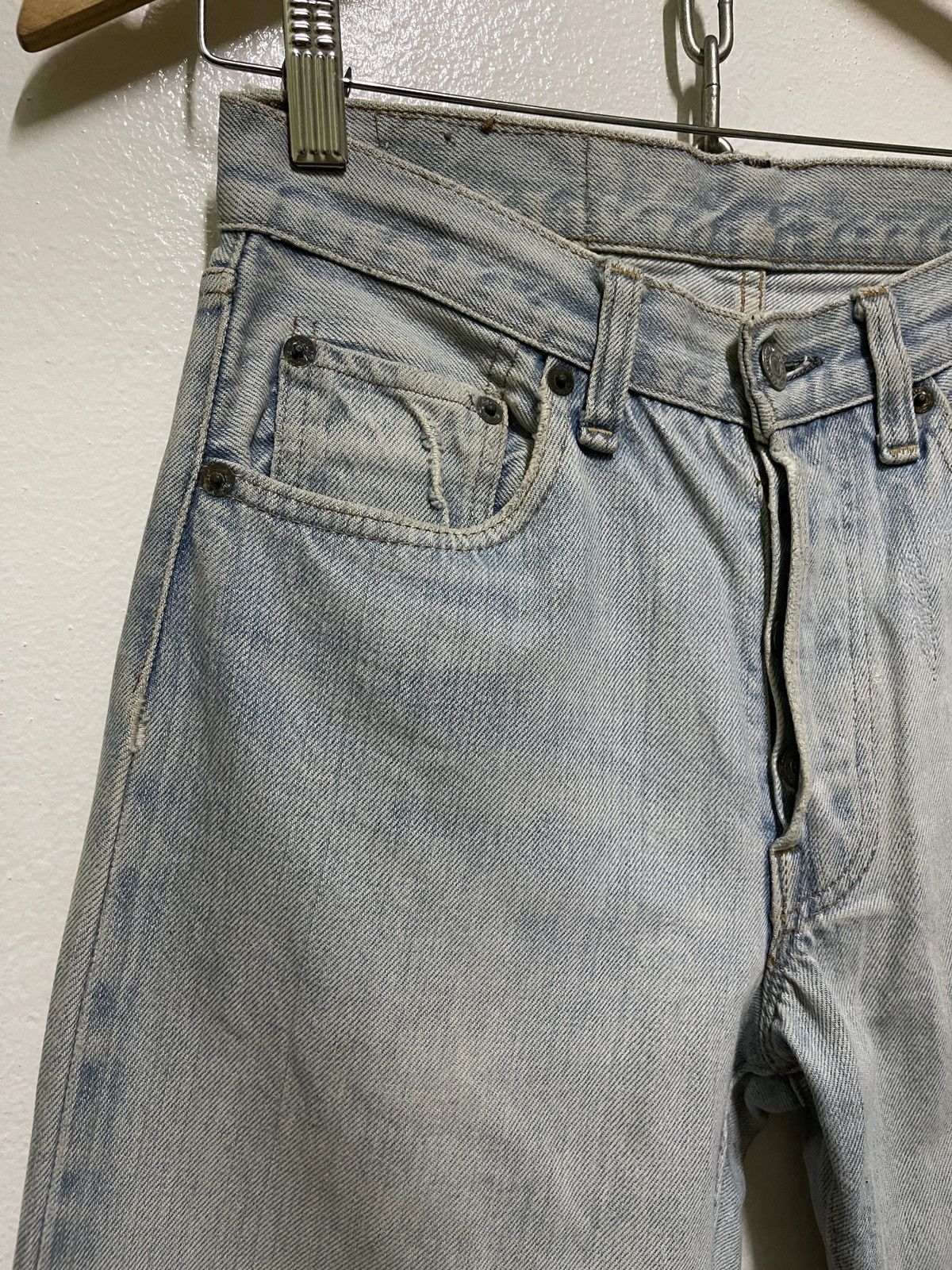 Levi's × Vintage Vintage 70s Levis 501 Redline #6 Selvedge Size US 27 - 2 Thumbnail