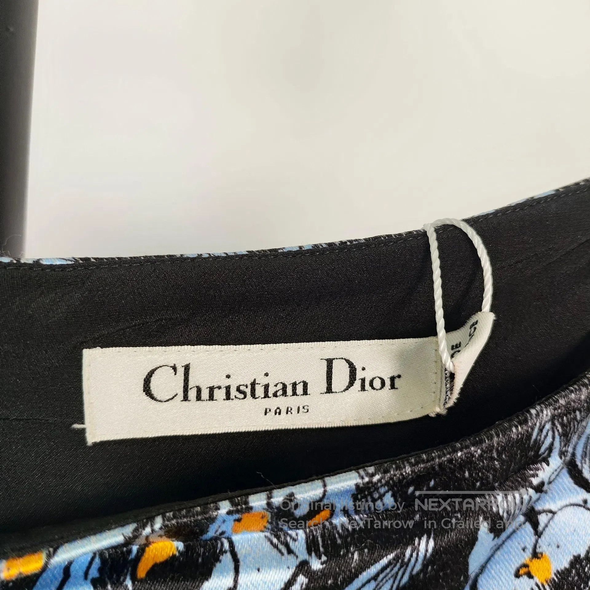 Dior Dior Autumn and Winter Silk Embroidered Print Skirt| Size 33" - 3 Thumbnail