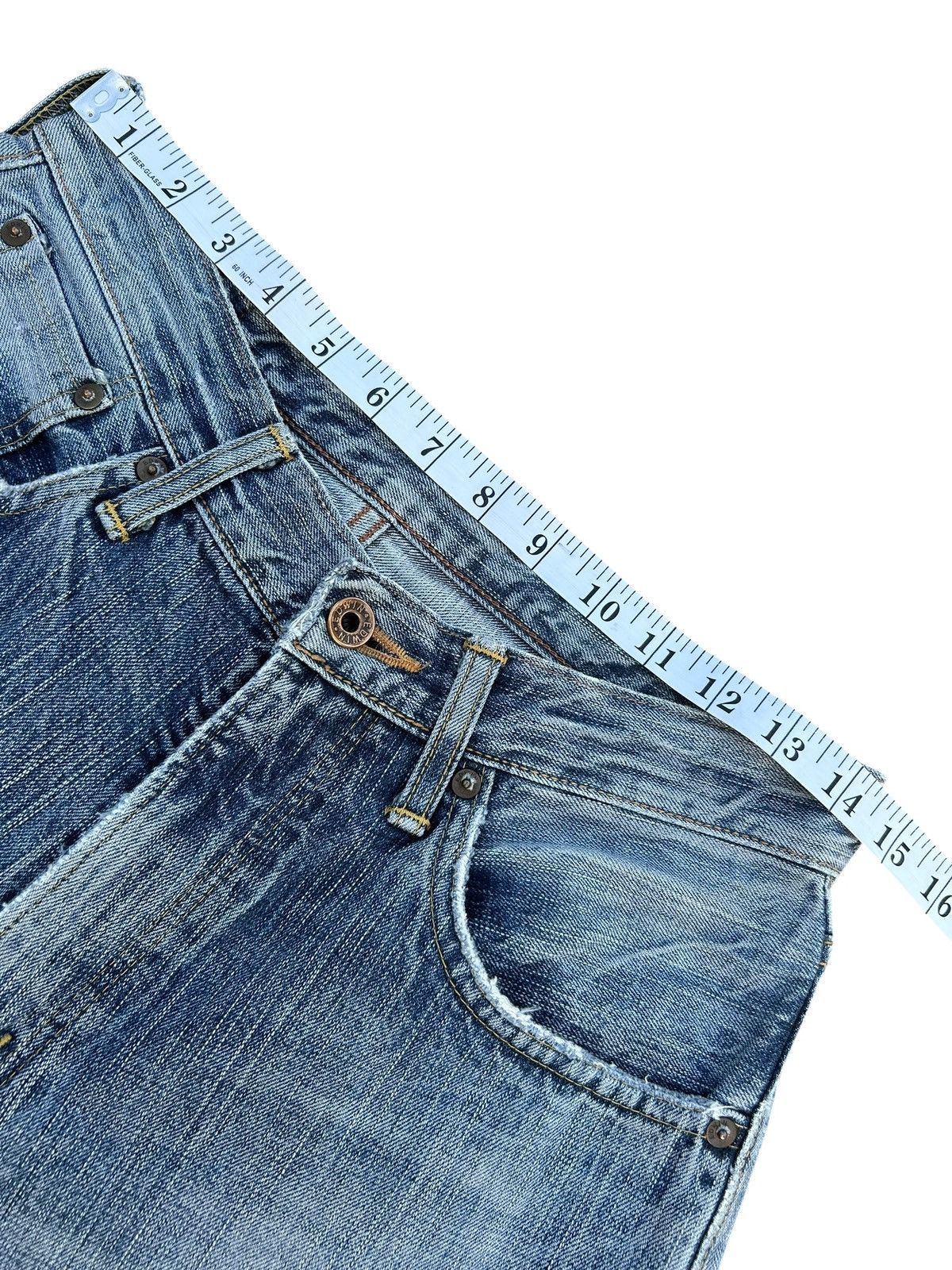 Kapital Vintage Edwin 505zx Selvedge Distressed Denim jeans Size US 29 - 16 Thumbnail