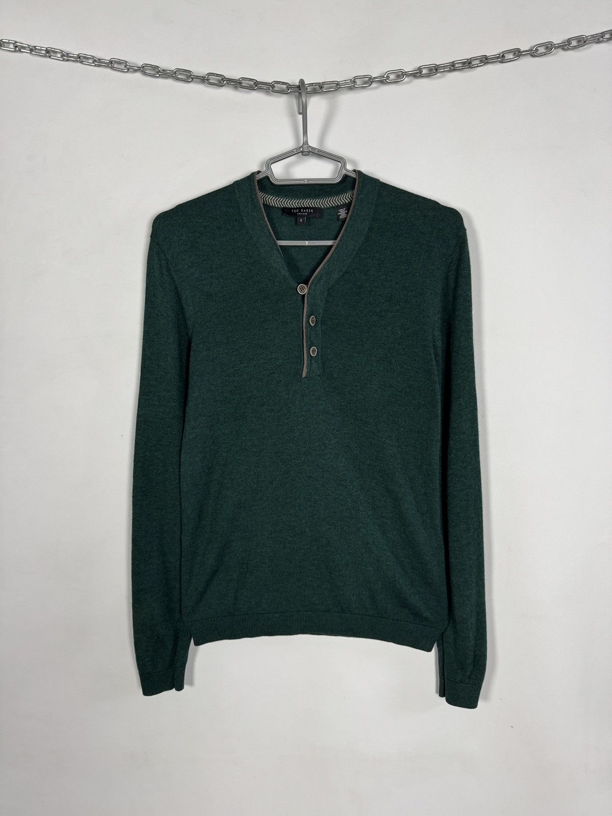 Ted Baker Ted Baker London Henley Sweater Lightweight Pullover Size 2 Size US XS / EU 42 / 0 - 1 Thumbnail