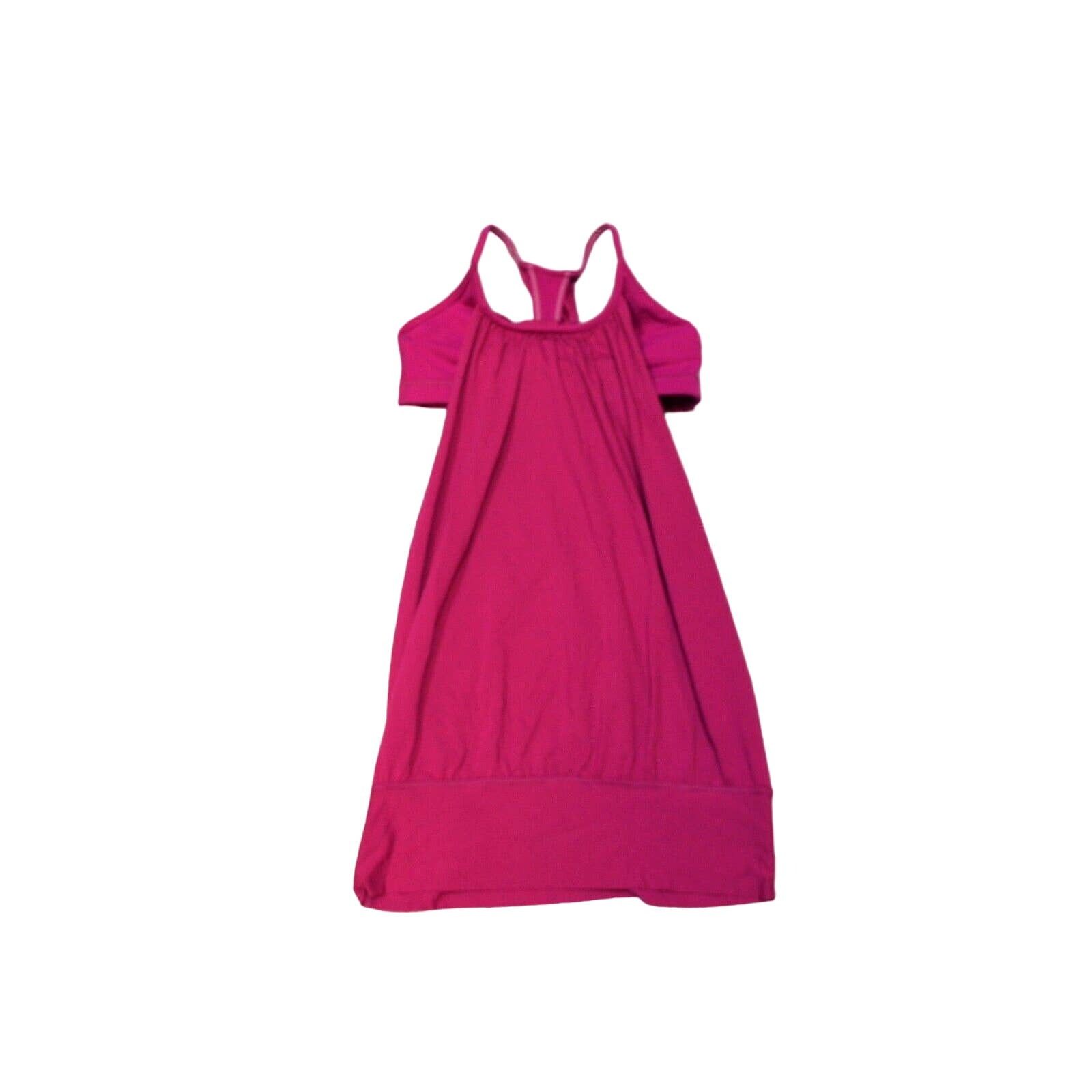 Lululemon LULULEMON No Limits Tank Pink Sport Top Built-in Bra Sz 4 Size S / US 4 / IT 40 - 5 Thumbnail