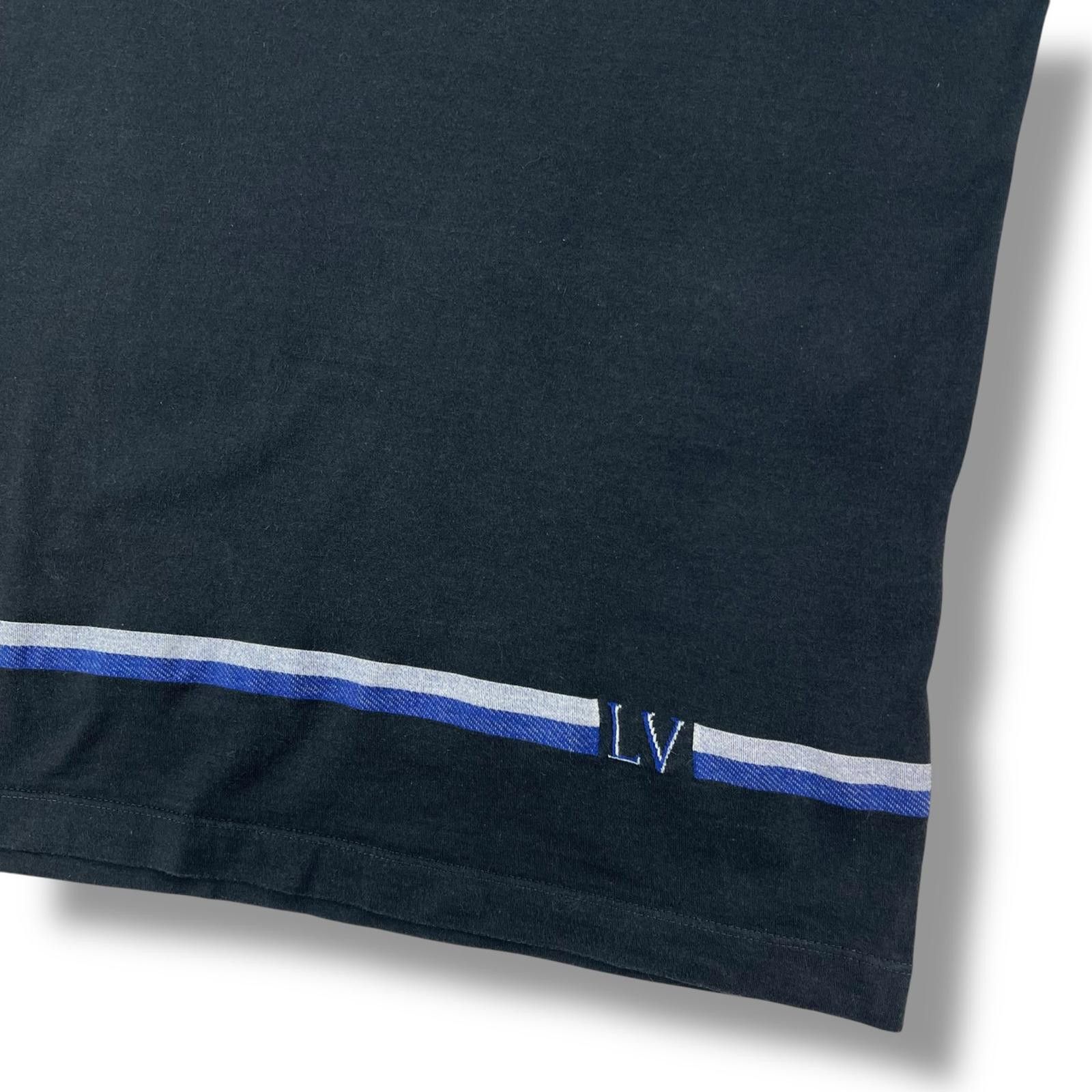 Louis Vuitton Louis Vuitton Jersey Striped Dark Grey T Shirt Size US M / EU 48-50 / 2 - 2 Thumbnail