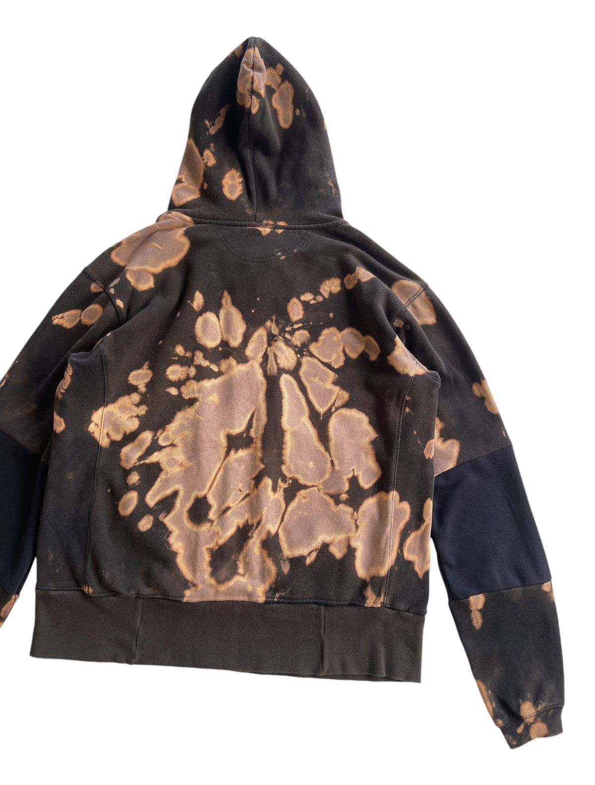 Vintage Vintage Acid Wash Hybrid Hooded Sweater Size US XL / EU 56 / 4 - 10 Thumbnail