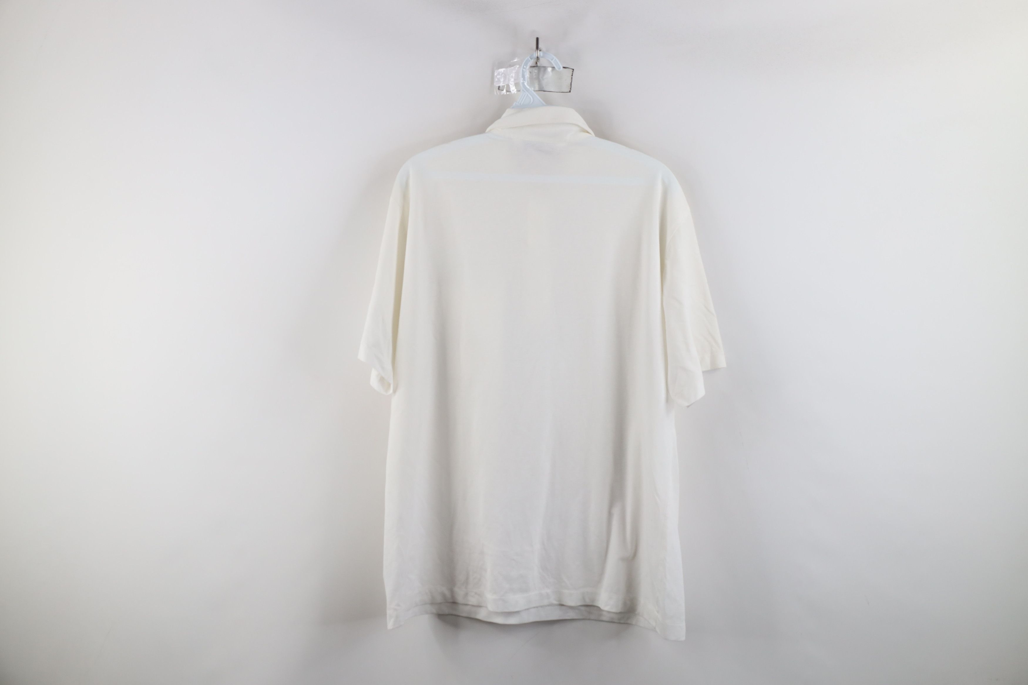 Christian Dior Monsieur × Vintage Vintage 80s 90s Christian Dior Knit Golf Polo Shirt White Size US L / EU 52-54 / 3 - 11 Thumbnail