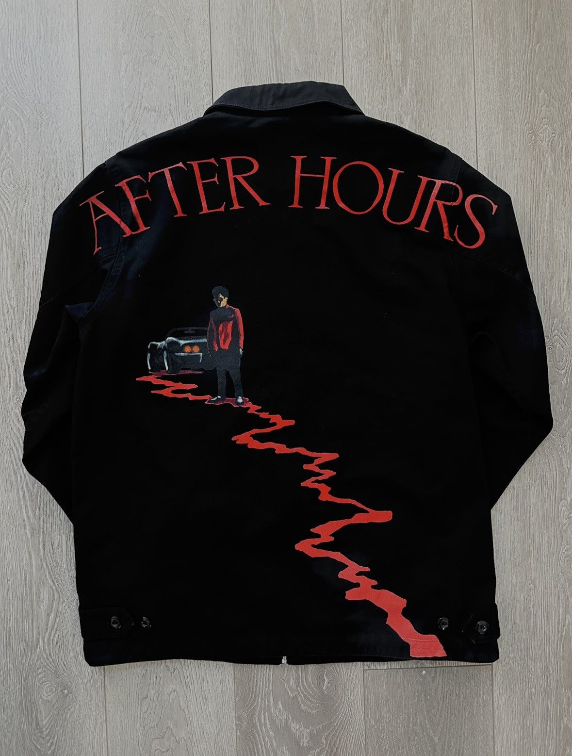 The Weeknd XO The Weeknd After Hours Escape From LA Work Jacket XL Grailed