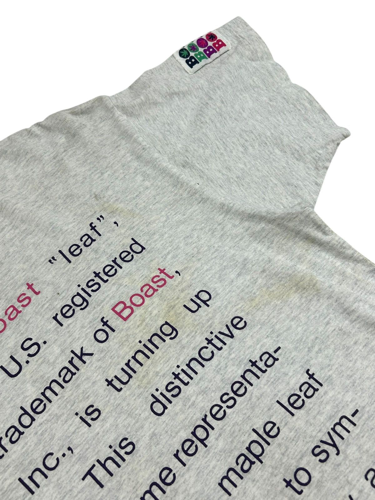 Vintage Vintage Tee Boast Art Qoutes Boast Maple Leaf Stoner Size US M / EU 48-50 / 2 - 3 Thumbnail