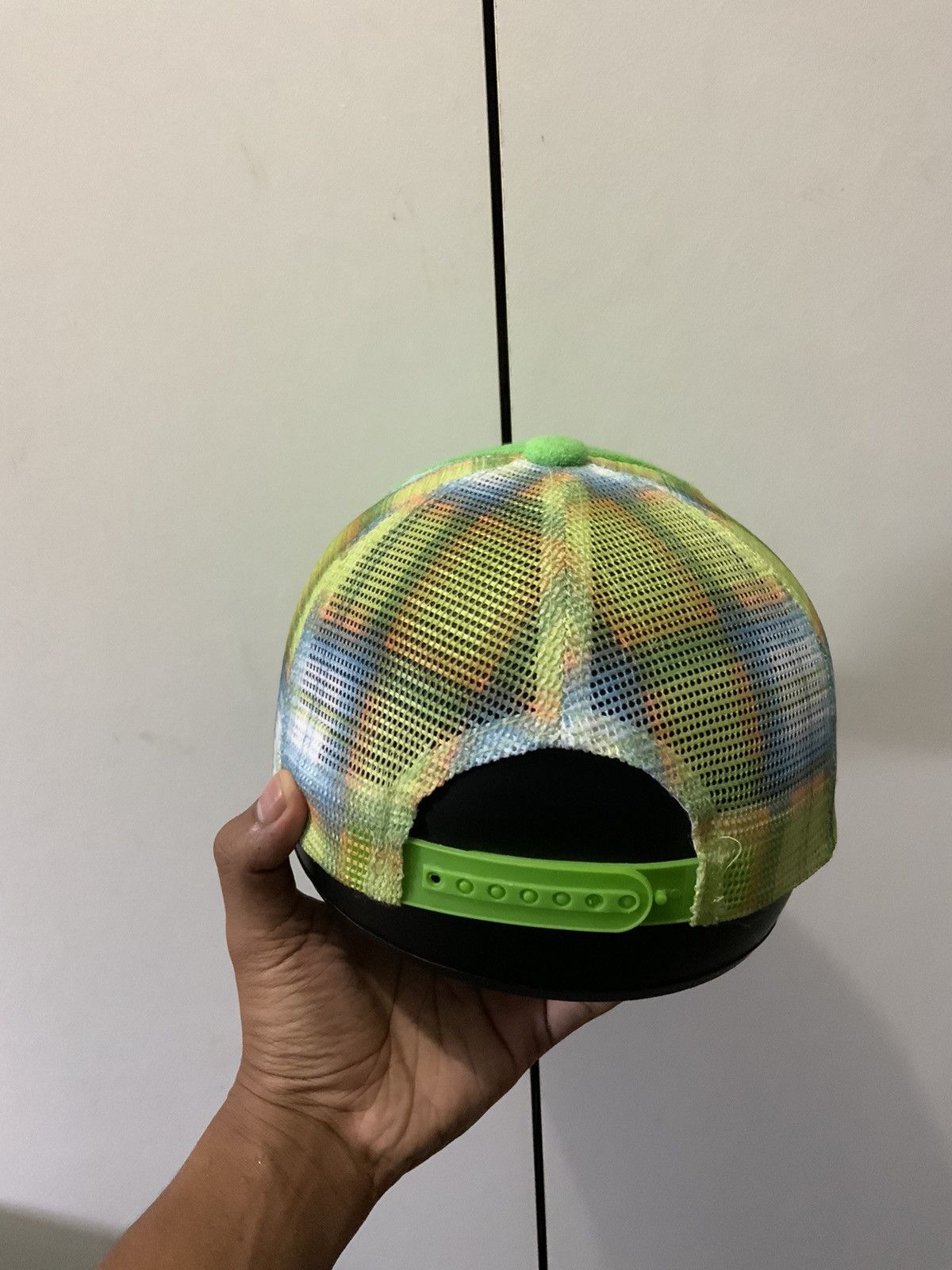 Japanese Brand Peace Mohair Fur Rainbow Trucker Hat Cap Size ONE SIZE - 4 Thumbnail