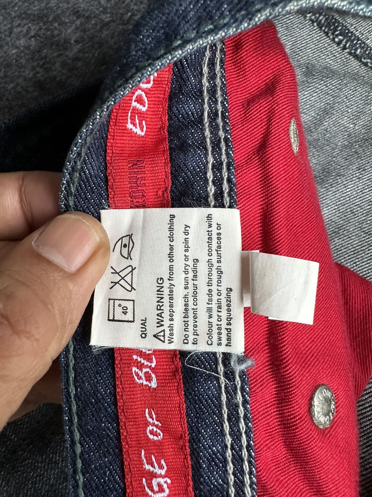 Edwin Edwin S503 Edge Flare Design Denim 32x32 D384 Size US 32 / EU 48 - 16 Thumbnail