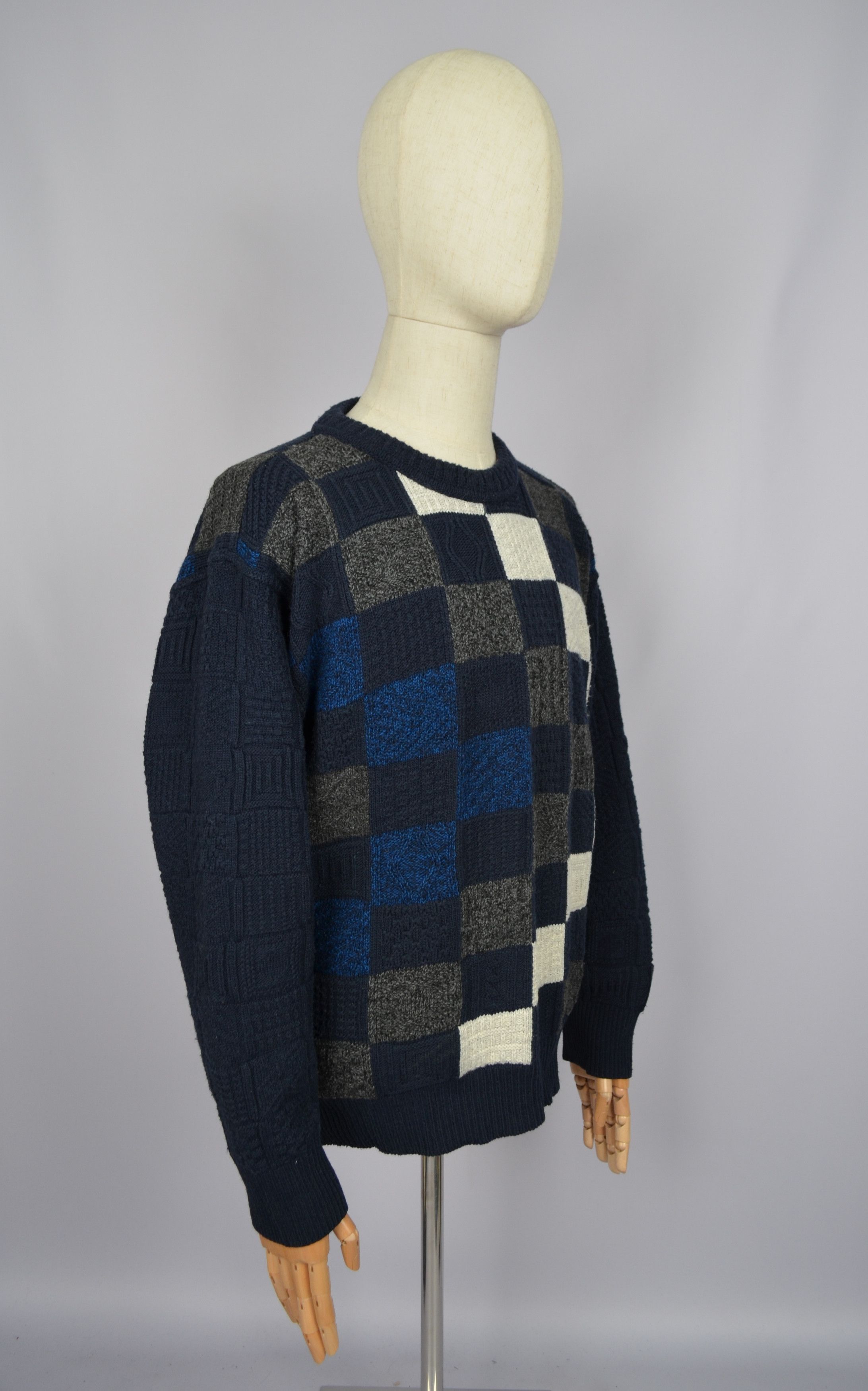 Carlo Colucci × Designer × Vintage Carlo Colucci Wool Blend Geometric Print Size 50 P2P 23" Size US L / EU 52-54 / 3 - 8 Thumbnail