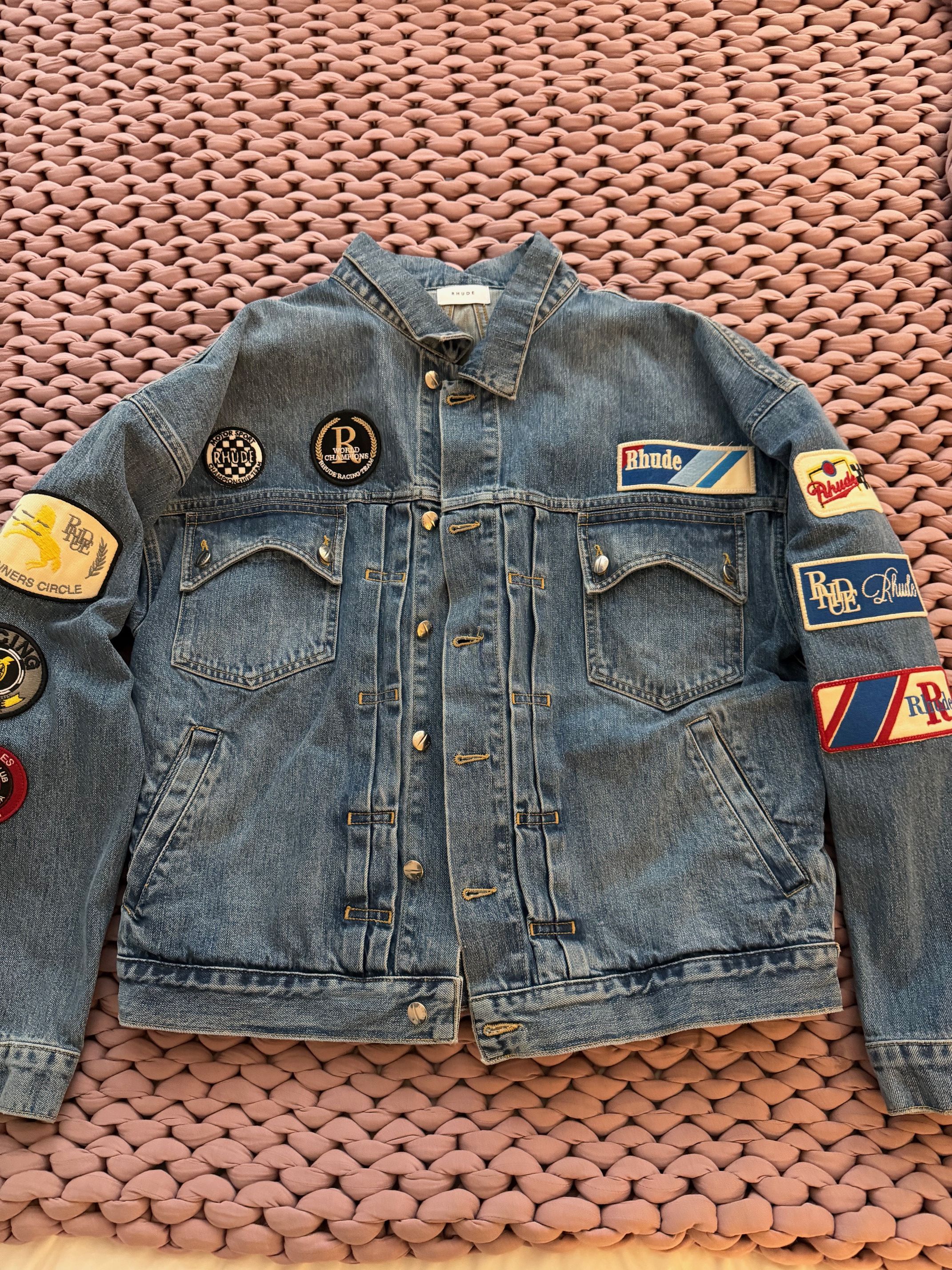 Rhude Rhude Denim Jacket - Size XL Size US XL / EU 56 / 4 - 2 Thumbnail