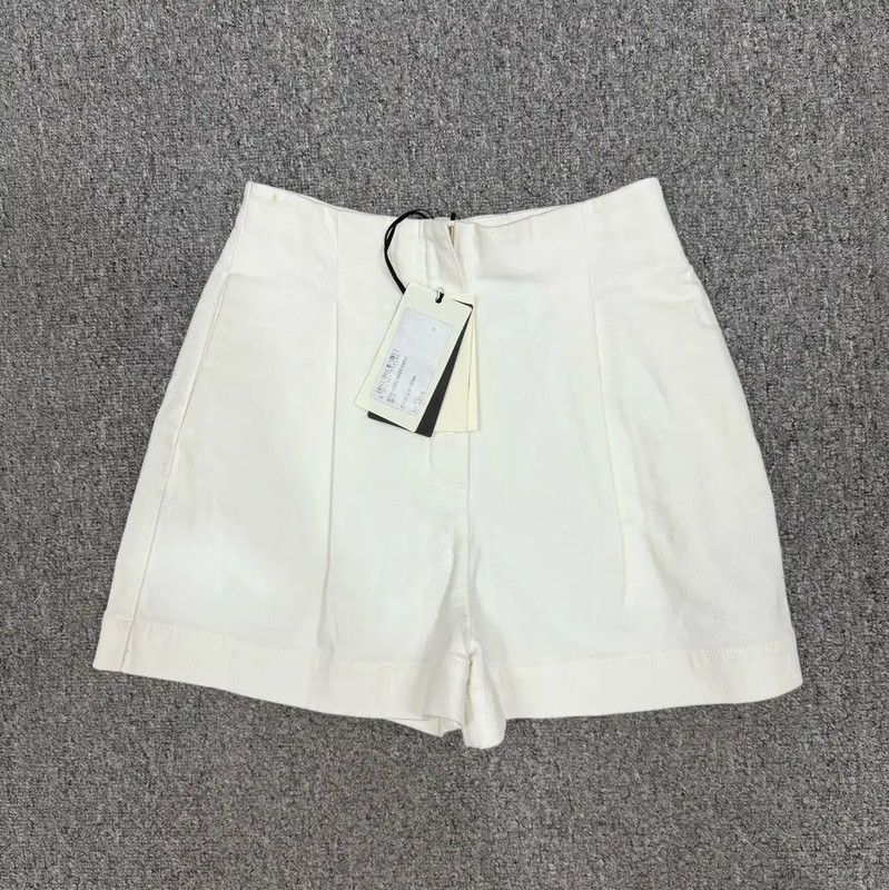 Fendi Fendi White Cotton Women's Shorts 0089 Size 23" - 1 Thumbnail