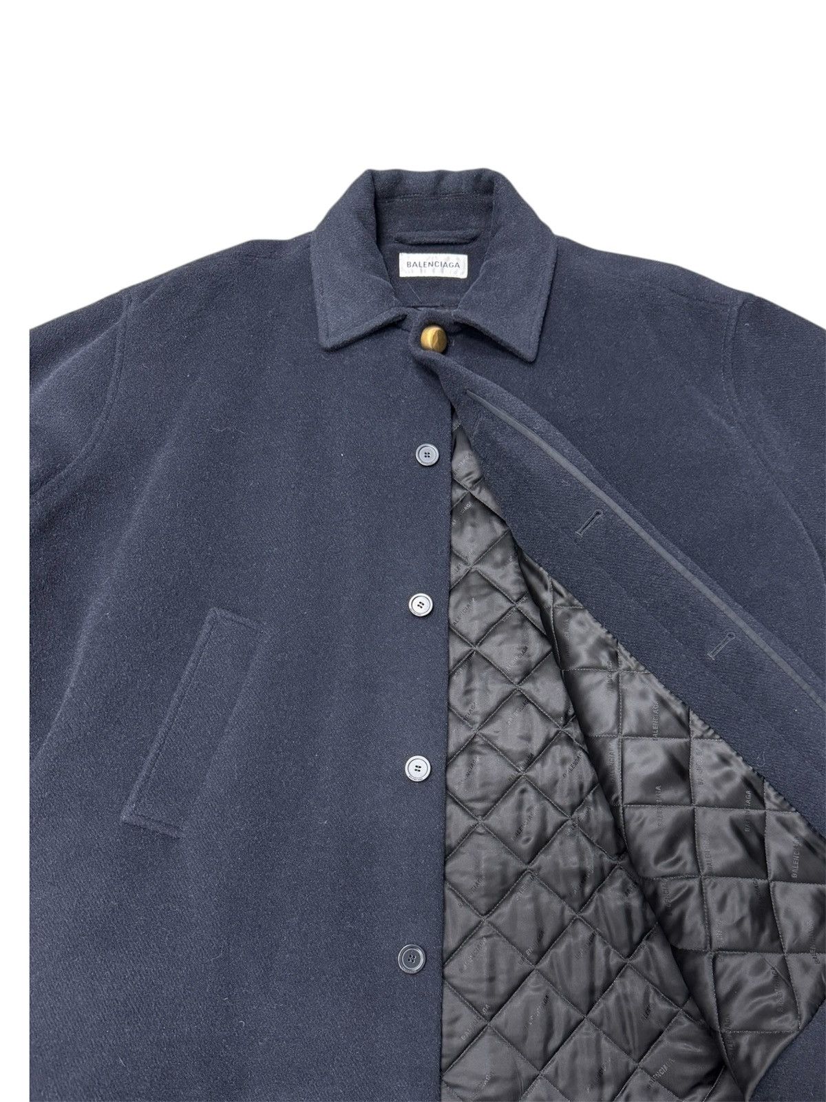 Balenciaga Balenciaga Bottlecap Wool Button Up Jacket Size US L / EU 52-54 / 3 - 2 Thumbnail
