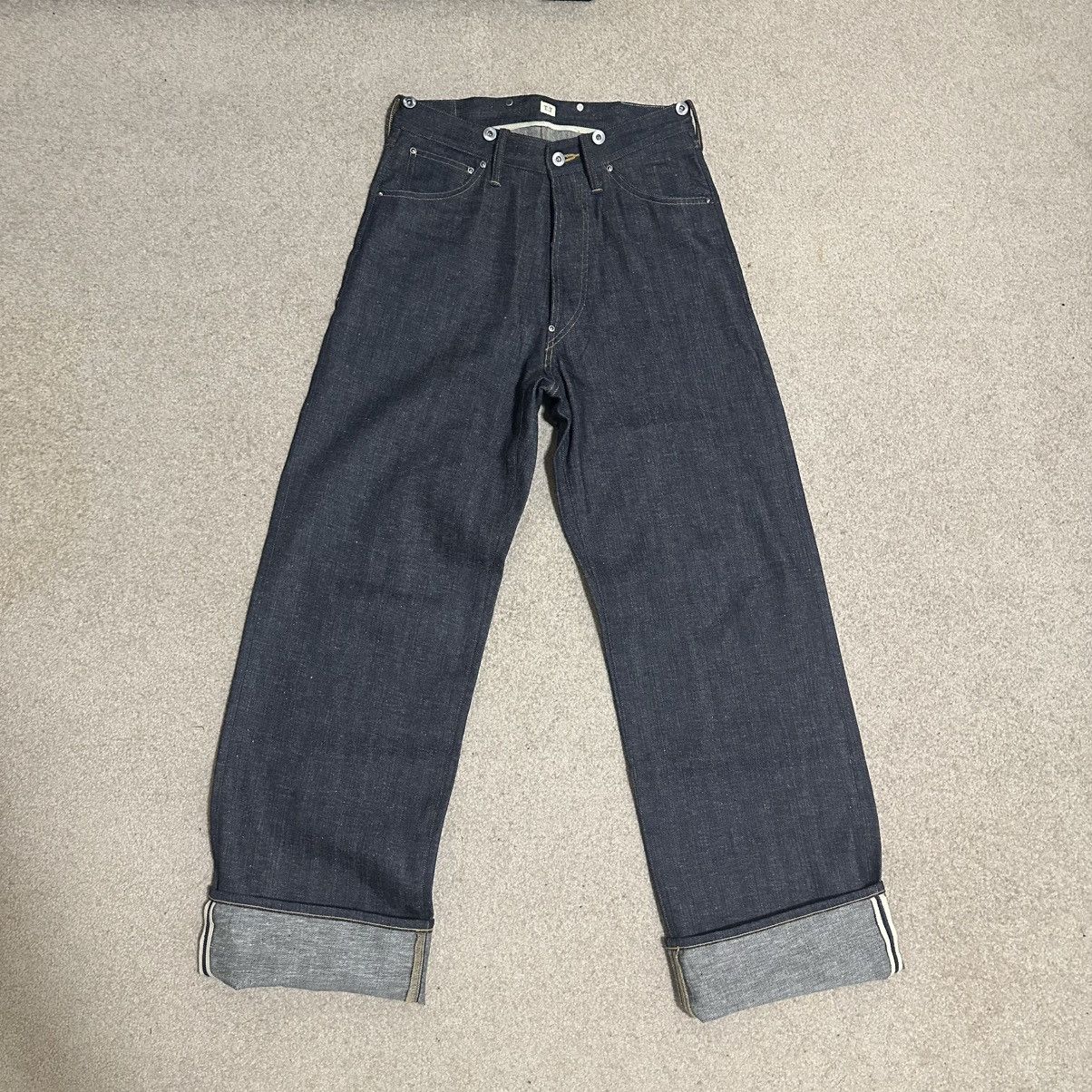 Pre-owned Taiga Takahashi Lot 704 Size 30 In Raw Indigo