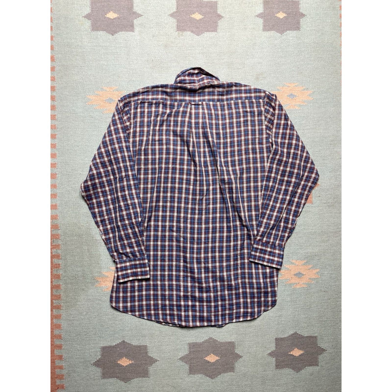 Levi's VINTAGE Levi’s Button Shirt Plaid Check Long Sleeve Lightweight Large Mens Shirt Size US L / EU 52-54 / 3 - 5 Thumbnail