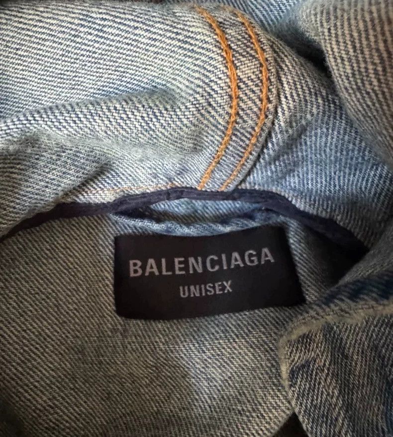 Balenciaga Balenciaga Denim Jacket Size US M / EU 48-50 / 2 - 3 Thumbnail