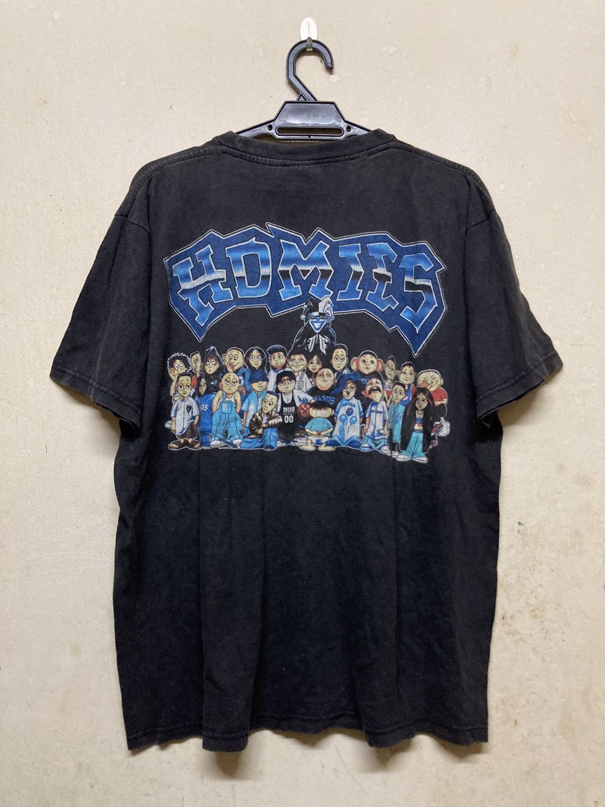 Homies × Vintage Vintage 90s Homies Streetwear Clothing Brand Tshirt Size US L / EU 52-54 / 3 - 2 Thumbnail