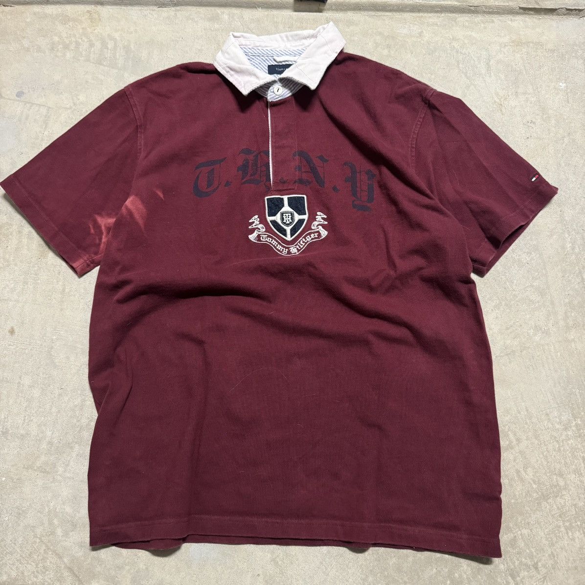 Tommy Hilfiger × Vintage Vintage y2k Tommy Hilfiger rugby Polo preppy Xl Size US XL / EU 56 / 4 - 1 Thumbnail