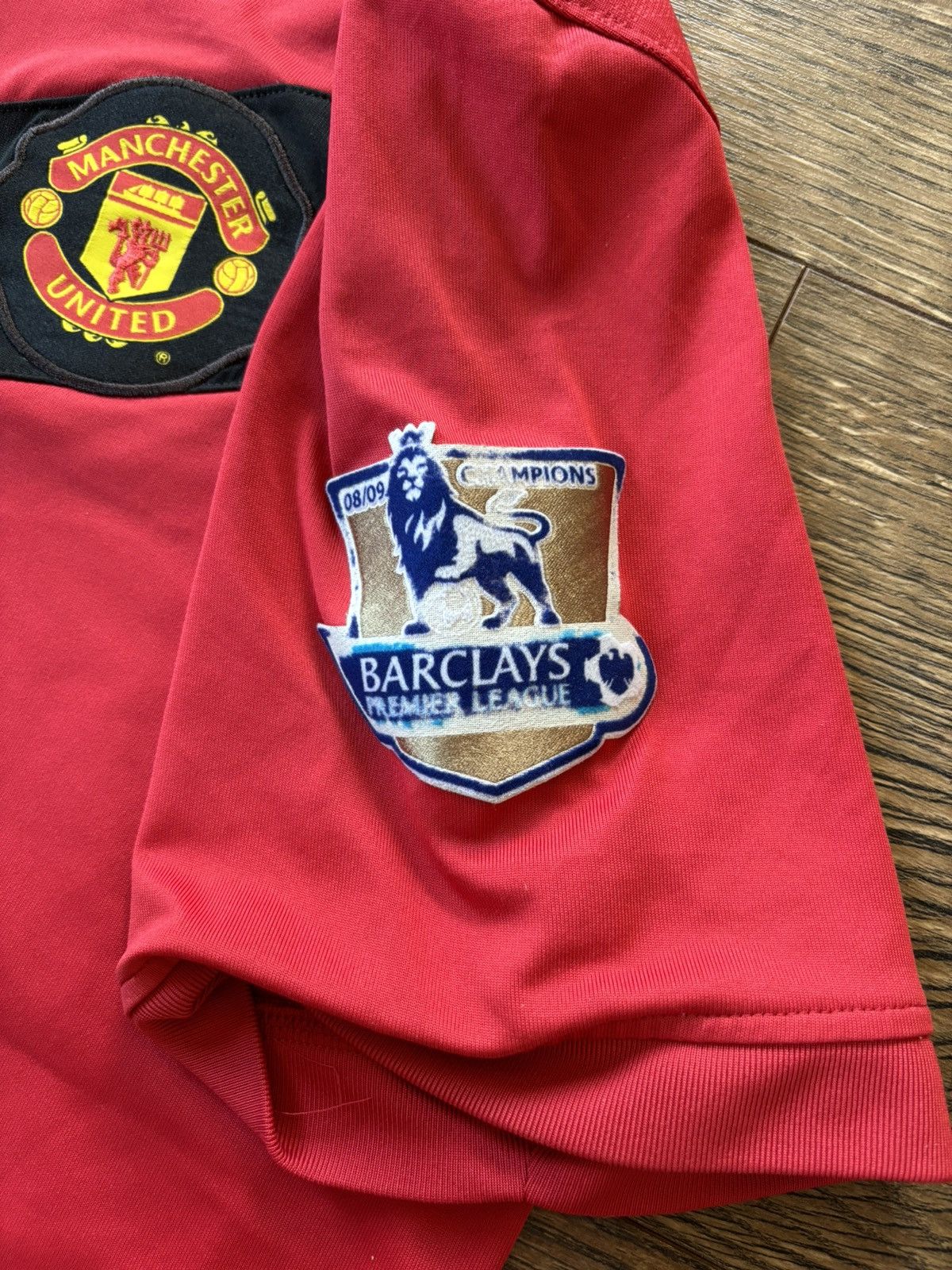 Nike × Vintage MANCHESTER UNITED 2009-2010 HOME SHIRT JERSEY NIKE Number 7 Size US L / EU 52-54 / 3 - 3 Thumbnail