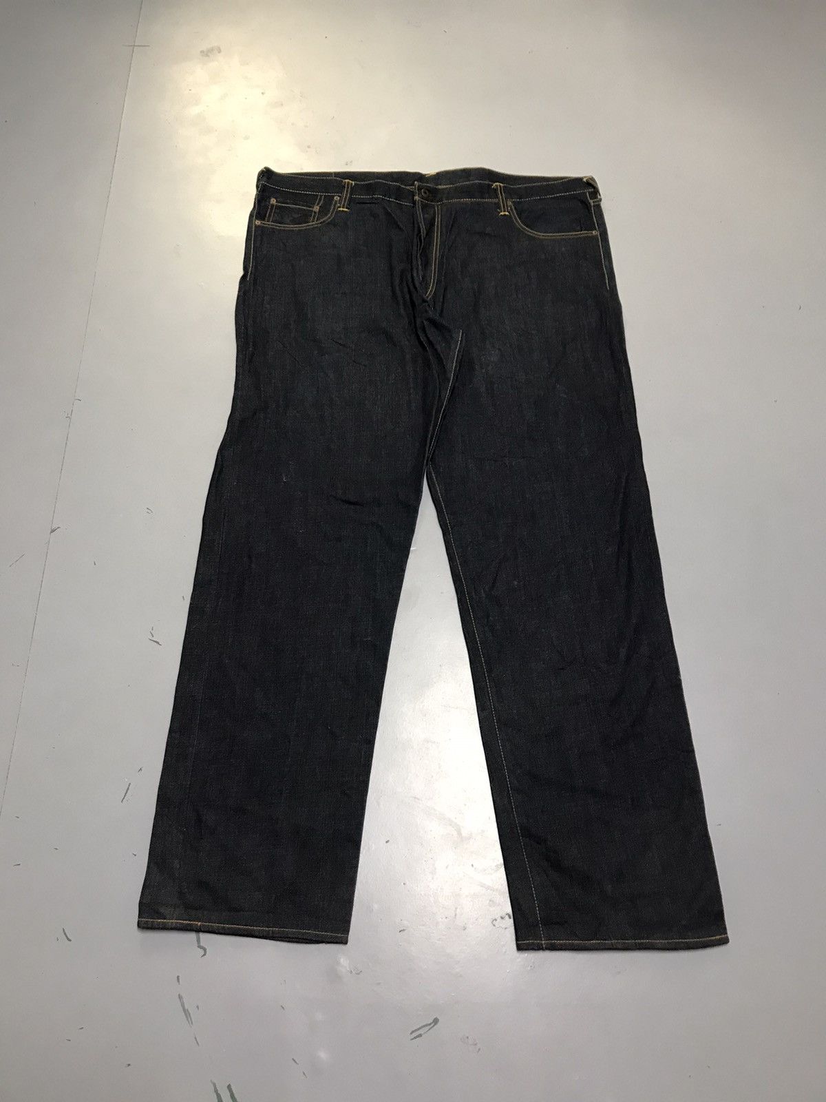 Japanese Brand Vintage Red monkey company embroidered denim 50x38 Size US 44 / EU 60 - 2 Thumbnail