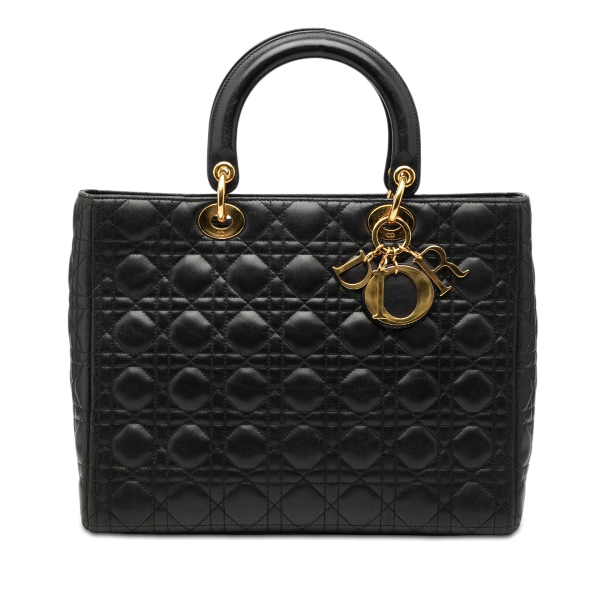 Dior Large Lambskin Cannage Lady Dior Size ONE SIZE - 1 Thumbnail