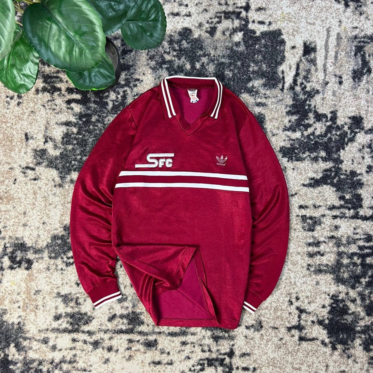 Adidas Servette 1983-86 Adidas West Germany Vintage Football Shirt Size US M / EU 48-50 / 2 - 1 Thumbnail