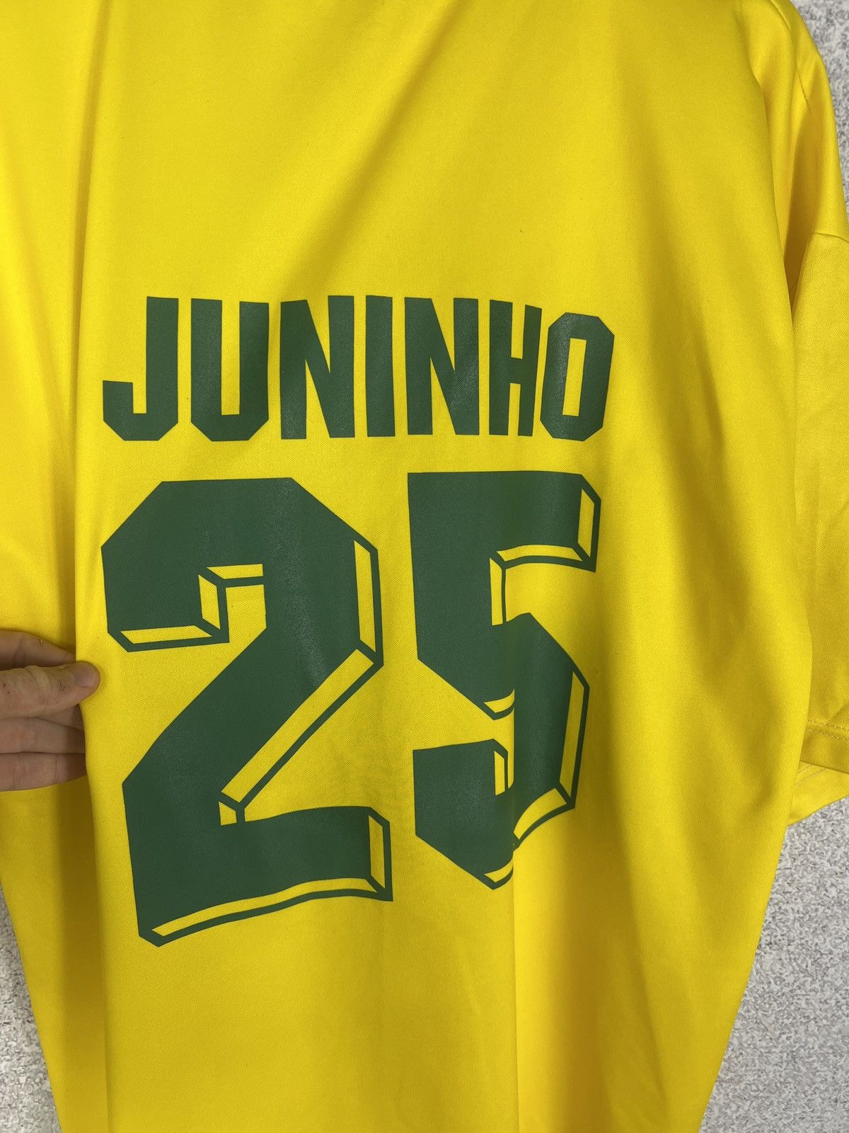 Vintage Vintage Brazil Juninho Retro Jersey Brasil Football Shirt Size US XL / EU 56 / 4 - 3 Thumbnail