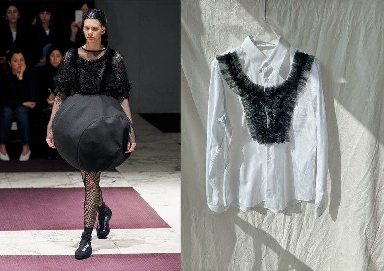 Comme des Garcons Comme Des Garcons Black embossed shirt 2506-Nextarrow Size L / US 10 / IT 46 - 1 Thumbnail
