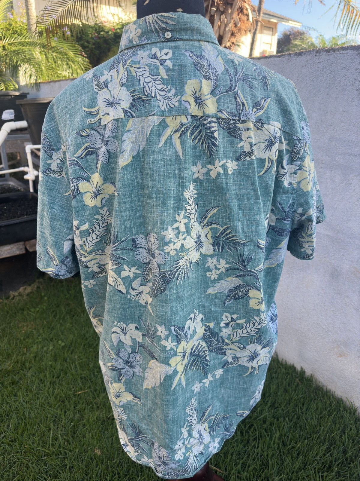 Reyn Spooner Reyn Spooner Tailored Fit Hawaiian Print Green Men's XXL Size US XXL / EU 58 / 5 - 2 Thumbnail