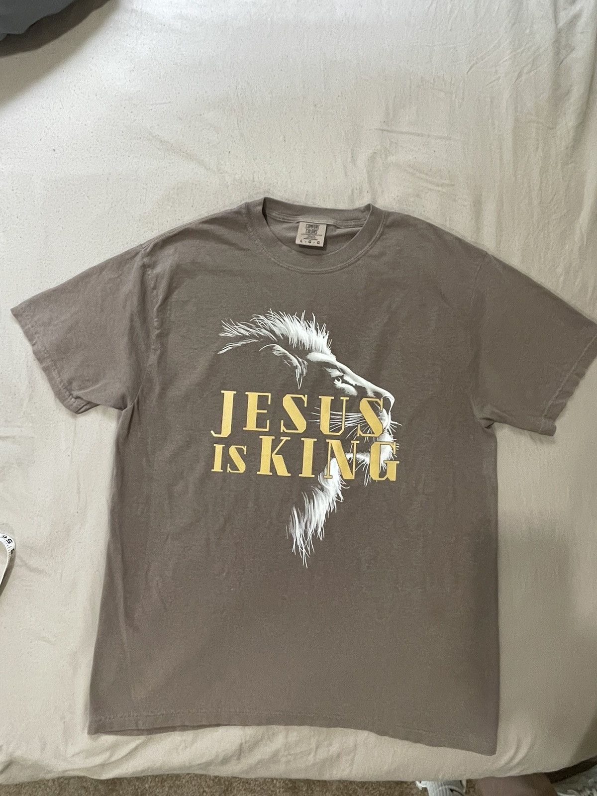 Other Jesus is King T-Shirt Large men’s Lion Christian graphic tee Size US L / EU 52-54 / 3 - 5 Thumbnail