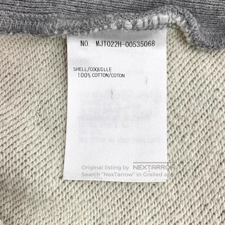 Thom Browne Thom Browne Grey Drawstring Long Sleeve Zip-Up Hoodie Size US XXL / EU 58 / 5 - 7 Thumbnail