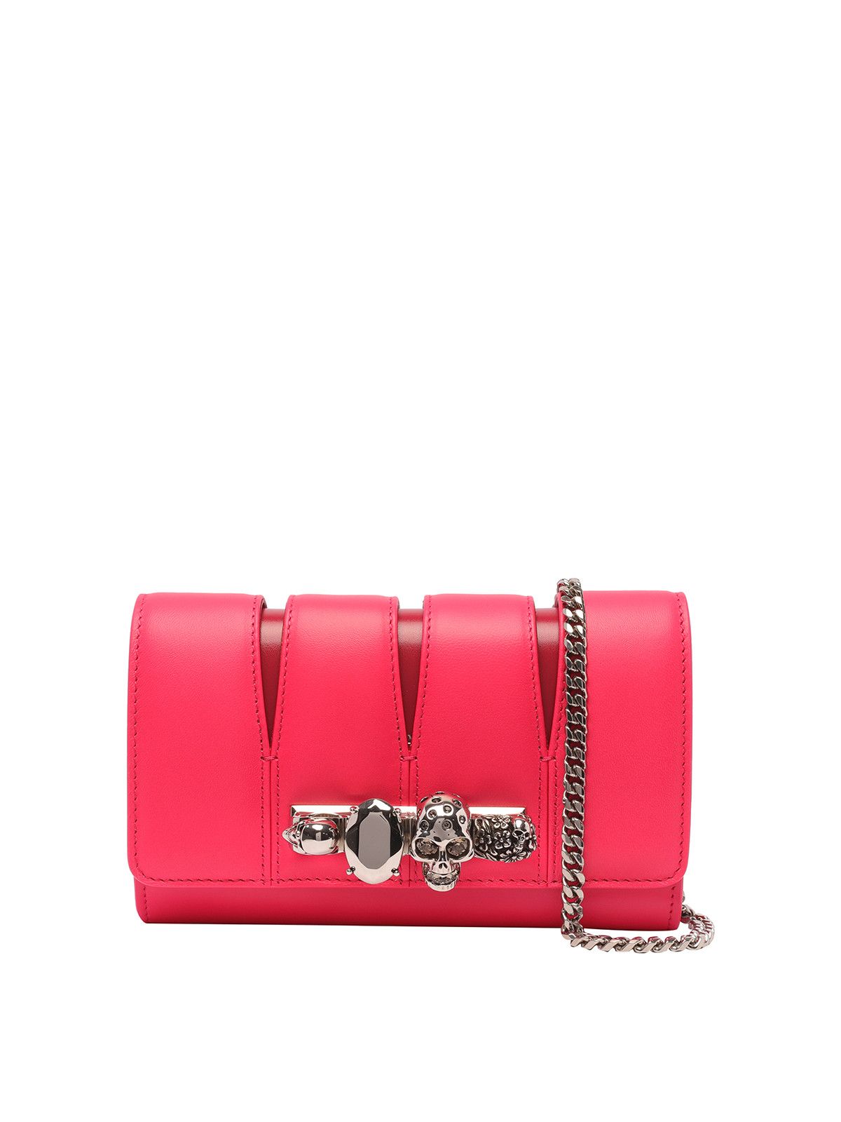 Alexander McQueen o1y0325 Size: OS / Cross-Body Bag in Fuchsia Size ONE SIZE - 1 Thumbnail