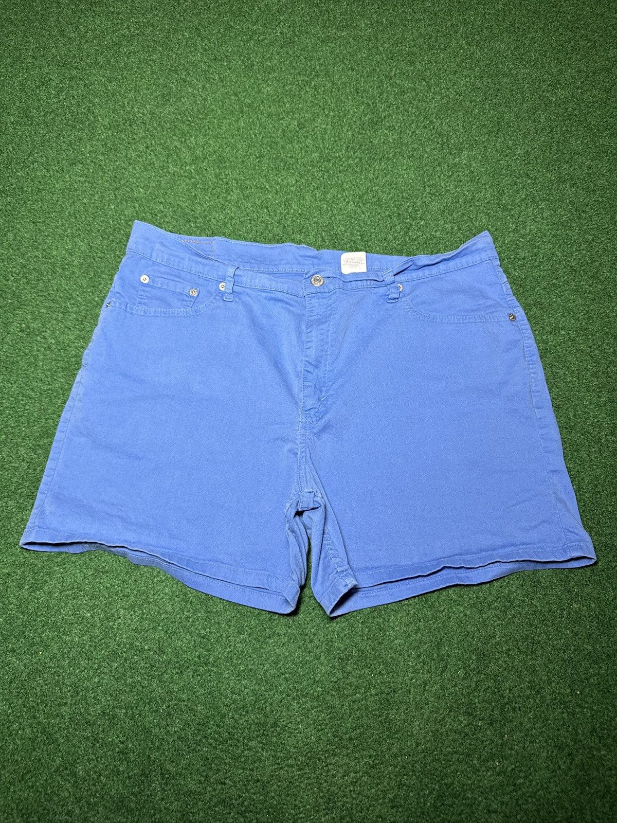 Levi's Vintage Clothing Levis 555 Guy Fit Vintage 16 Mis Blue Shorts 36 Waist 6” Size 36" / US 14 / IT 50 - 3 Thumbnail