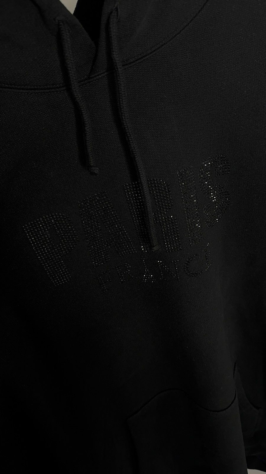 Vetements ⛔️Vetements Paris France Swarovski Logo Oversize Black Hoodie Size US S / EU 44-46 / 1 - 3 Thumbnail