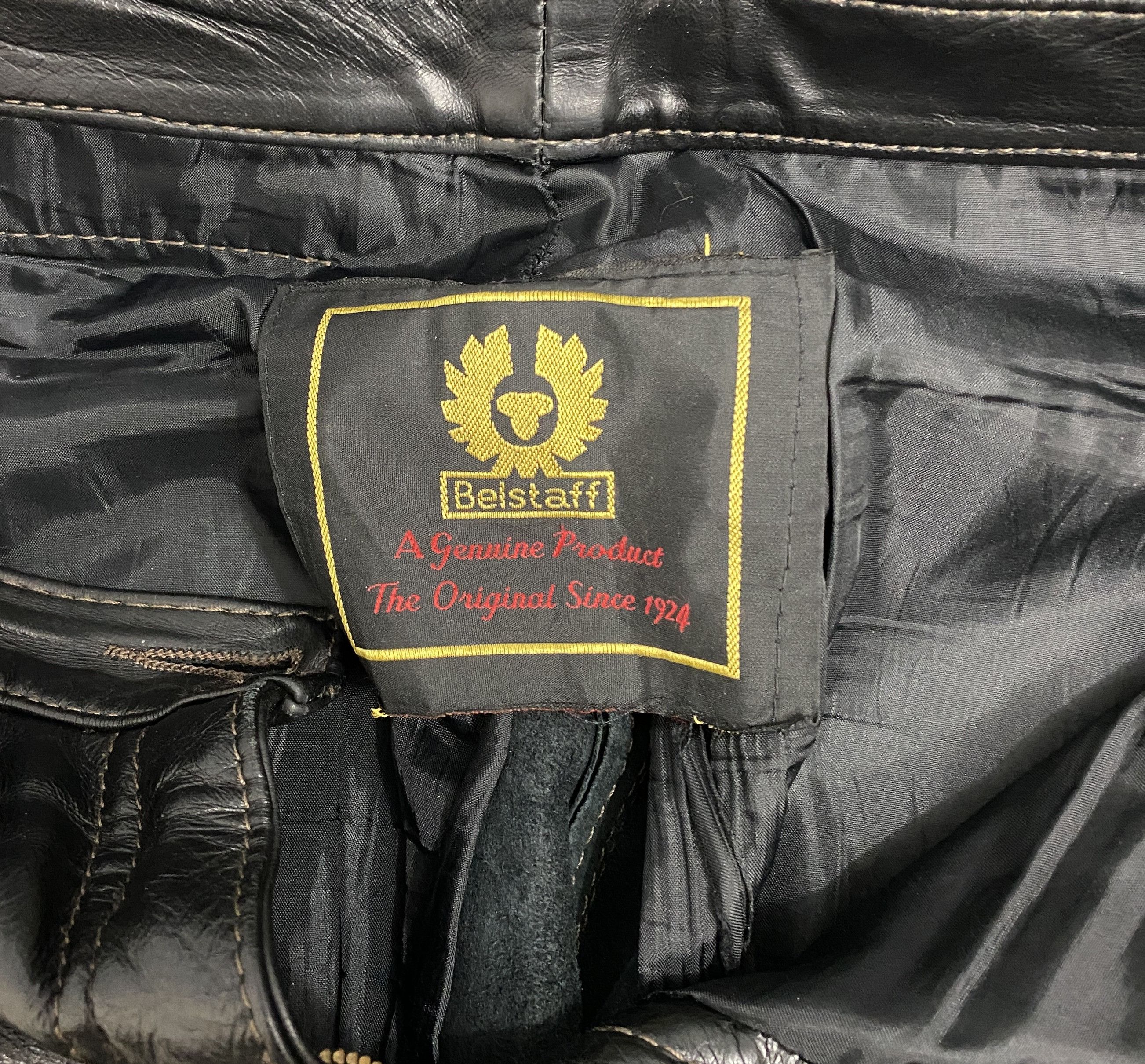 Belstaff Belstaff Black Prince Leather Pants Motorcycle Trousers 44 Size 30" / US 8 / IT 44 - 12 Thumbnail