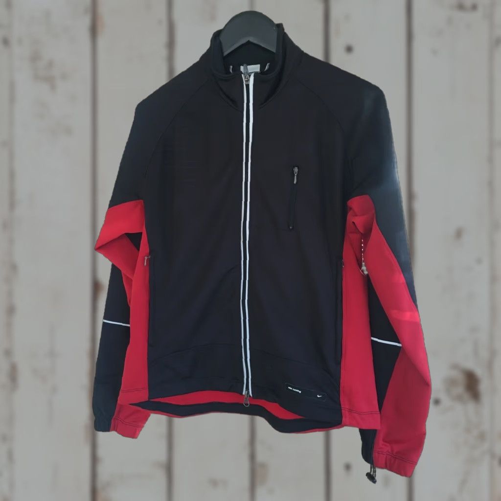 Nike Nike Breathable Running Jacket S Red Black 4-6 Womens Size S / US 4 / IT 40 - 1 Thumbnail