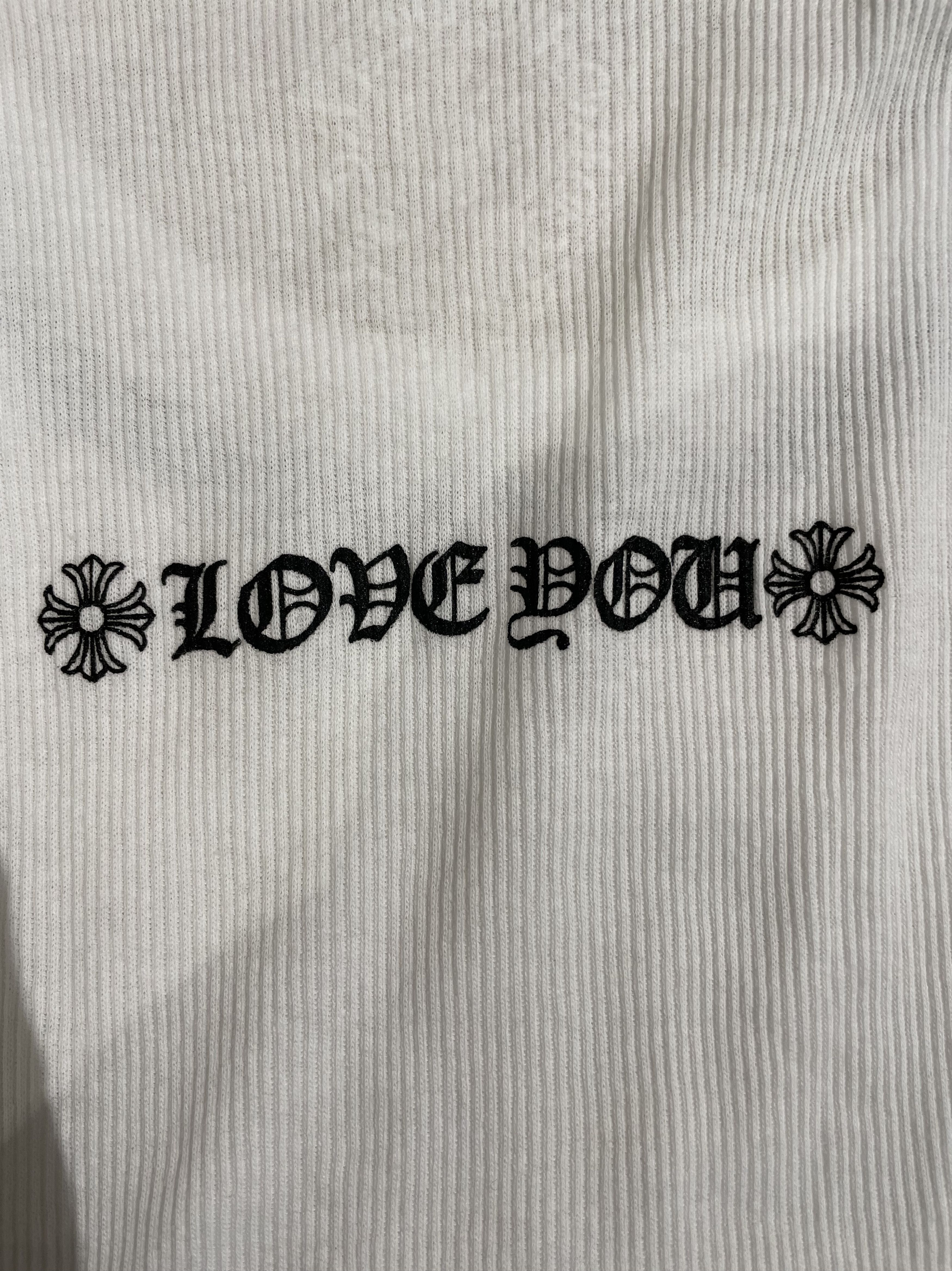 Chrome Hearts Chrome Hearts LOVE U Vine Heart White Rib Tank Top Size M / US 6-8 / IT 42-44 - 3 Thumbnail