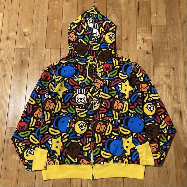 Bape BAPE Animal Banana Safari Milo Full Zip Hoodie a bathing ape Size US XL / EU 56 / 4 - 1 Thumbnail