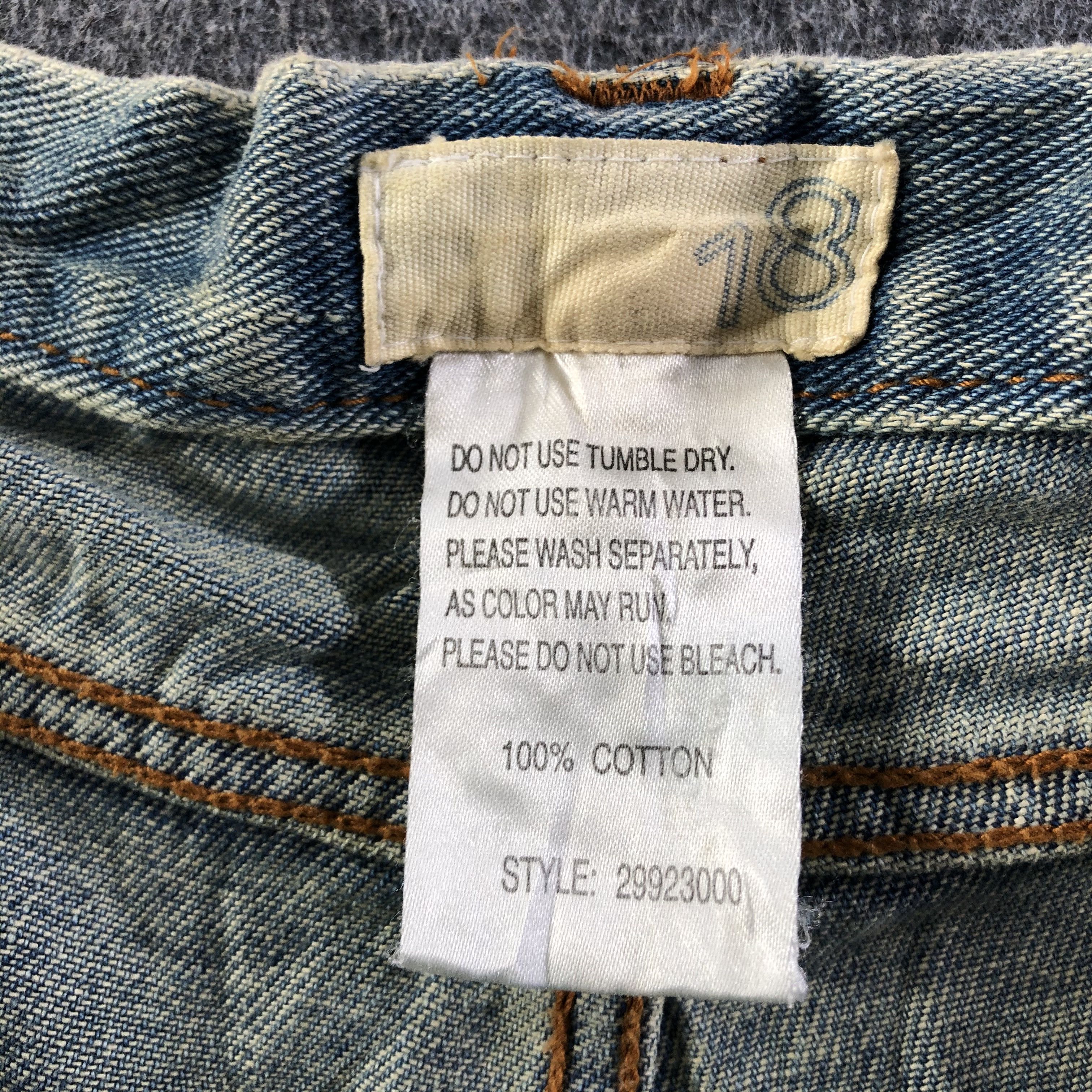 Levi's Vintage Japan Distress Jeans-J4606 Size US 34 / EU 50 - 9 Thumbnail