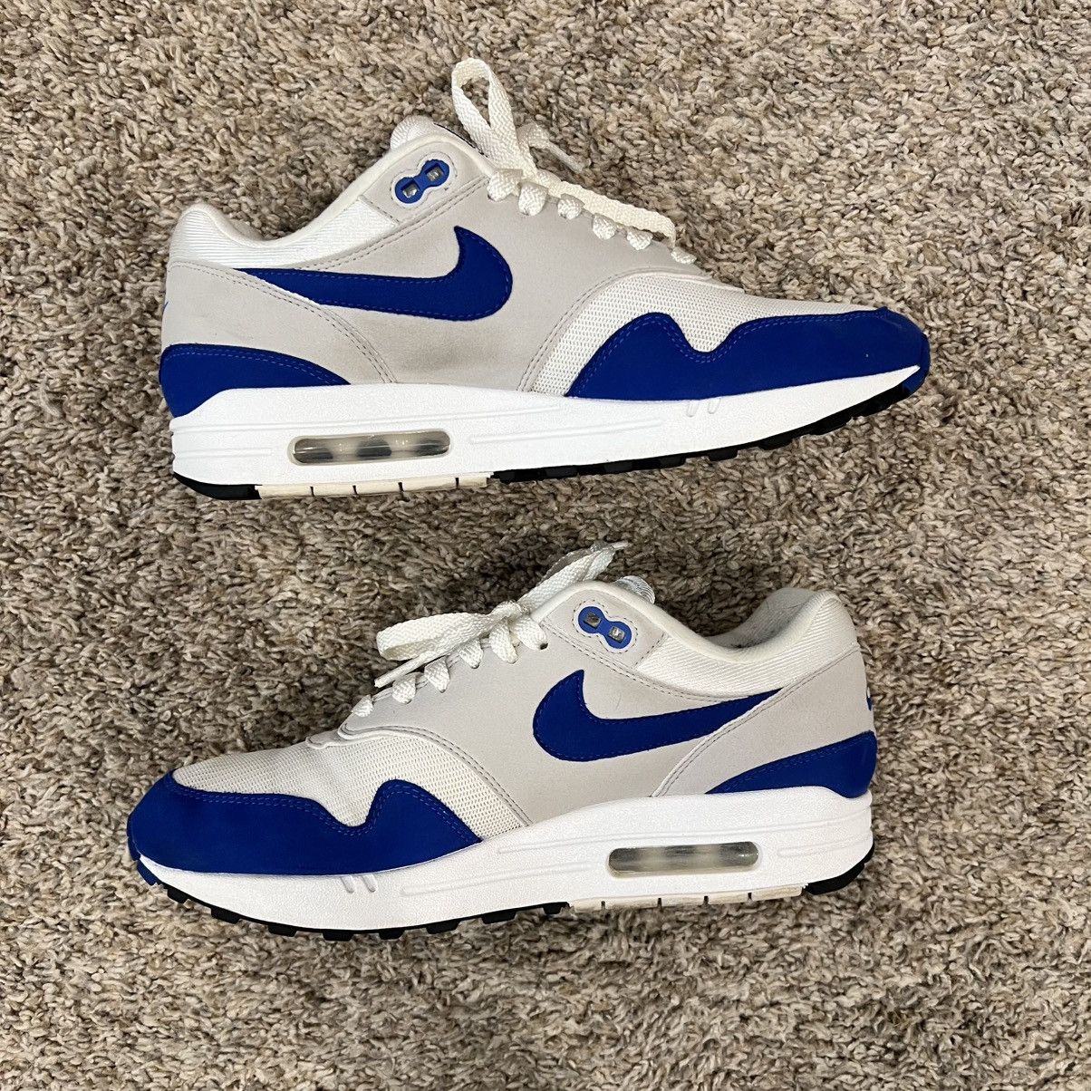 Nike Nike Air Max 1 Anniversary Royal 908375-102 Size US 8 / EU 41 - 5 Thumbnail