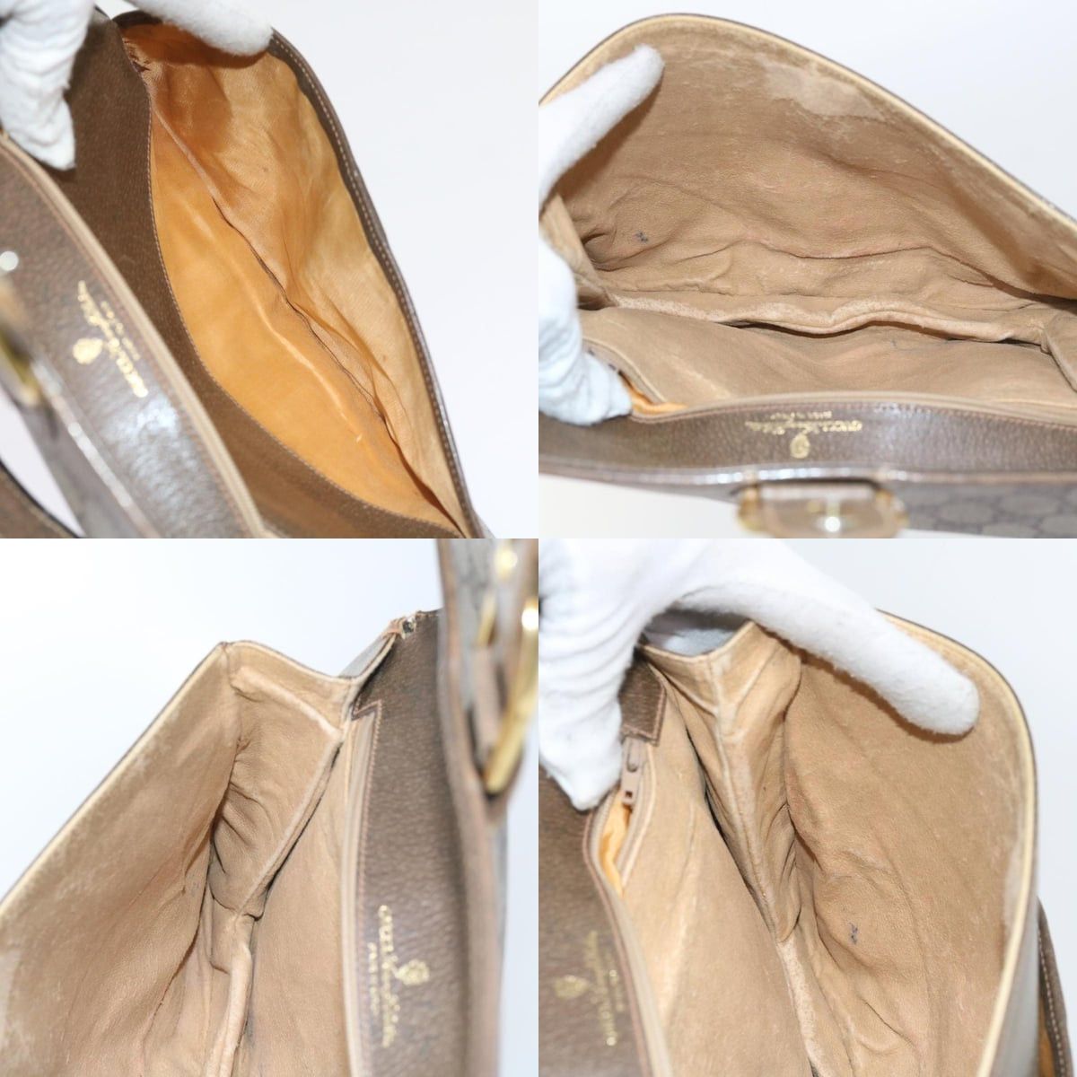 Gucci GUCCI GG Supreme Shoulder Bag Pvc Leather Beige Size ONE SIZE - 12 Thumbnail